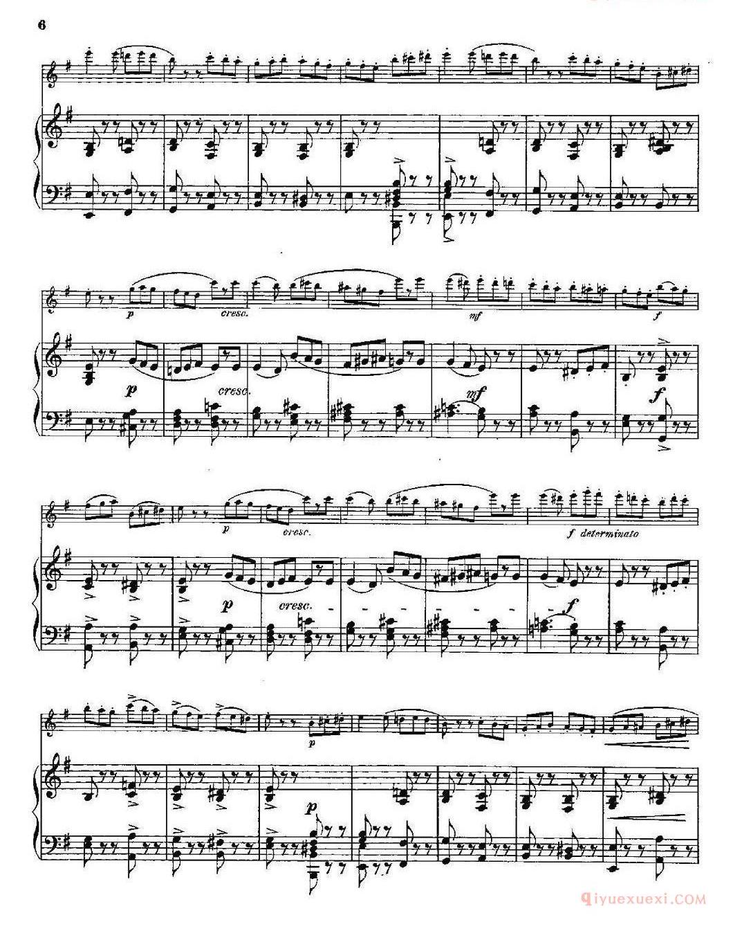 长笛乐谱[Tarantelle Op.55 No.8]