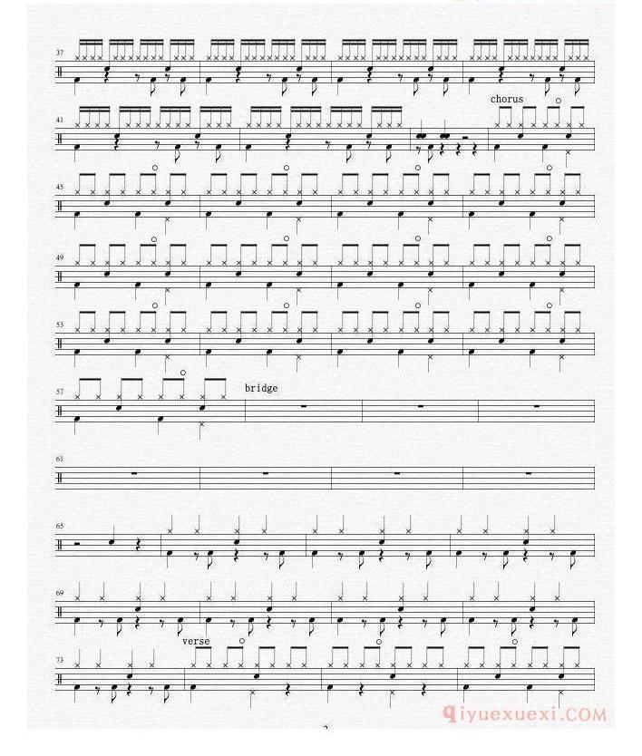 架子鼓乐谱[Jar of Love]