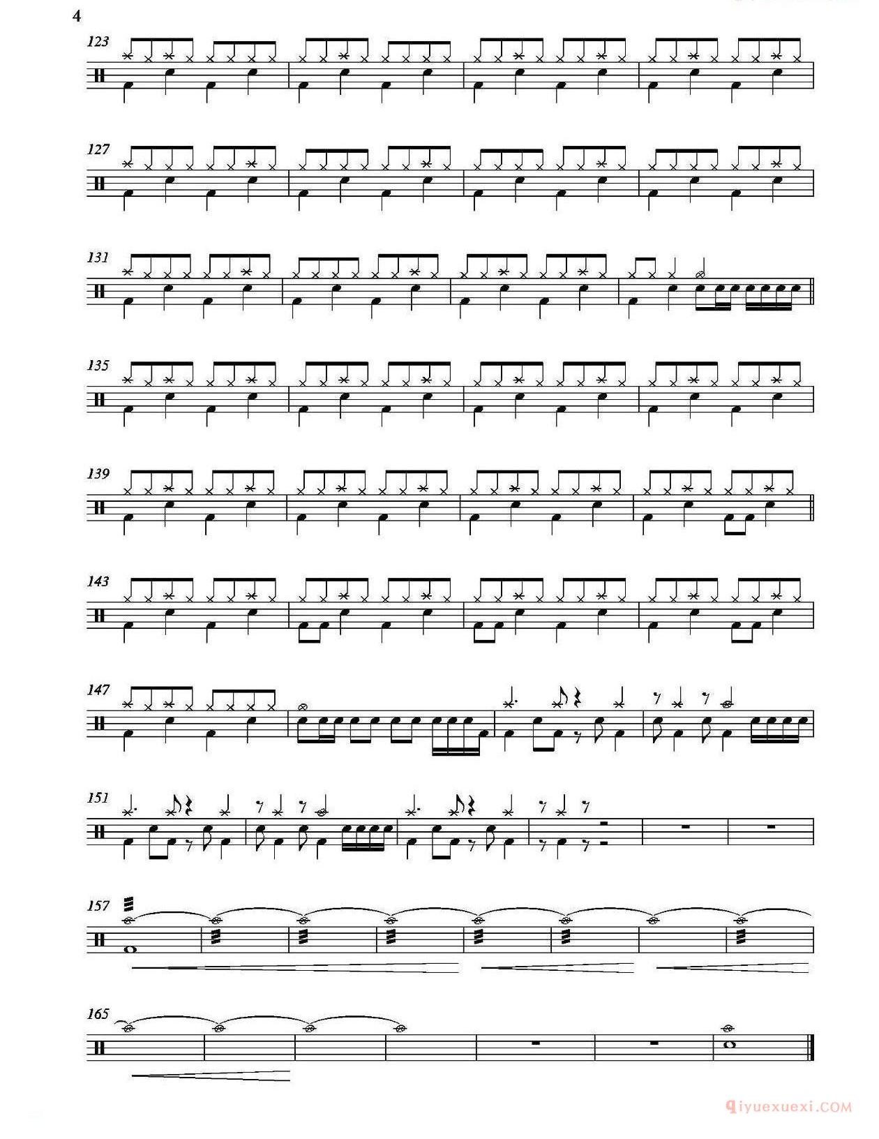 爵士鼓谱[For Those About To Rock]