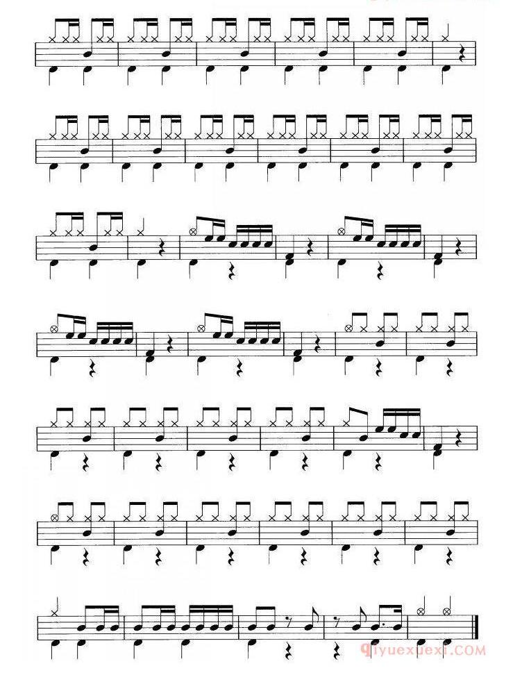 爵士鼓谱[西班牙斗士]