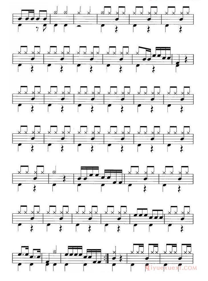 爵士鼓谱[西班牙斗士]