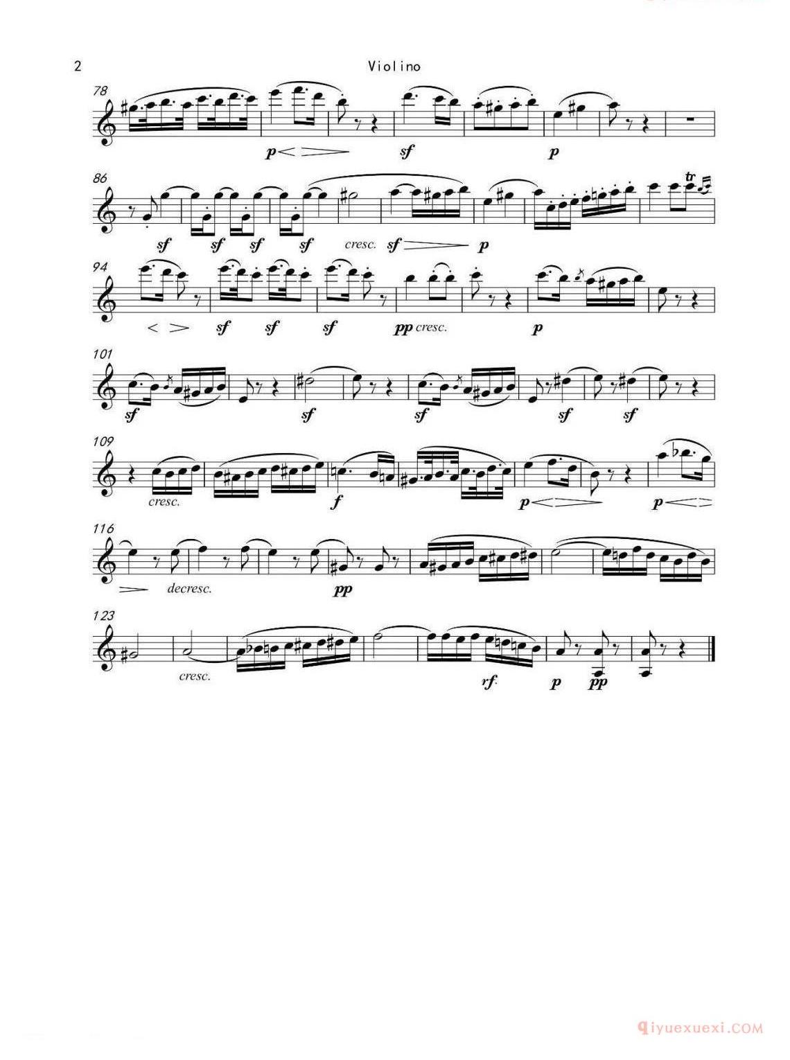 贝多芬250周年诞辰纪念（五）A大调小提琴奏鸣曲op. 12 No. 2第二乐章