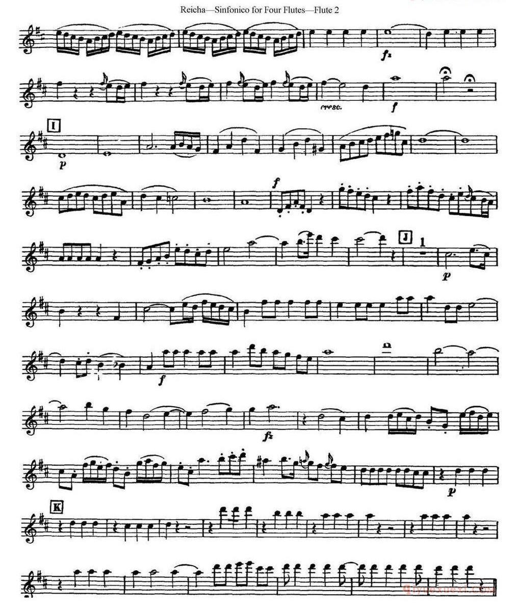 瑞查长笛四重奏（Flute 2） 