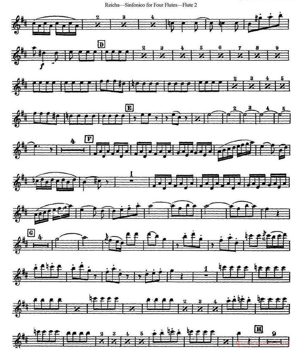 瑞查长笛四重奏(Flute 2)