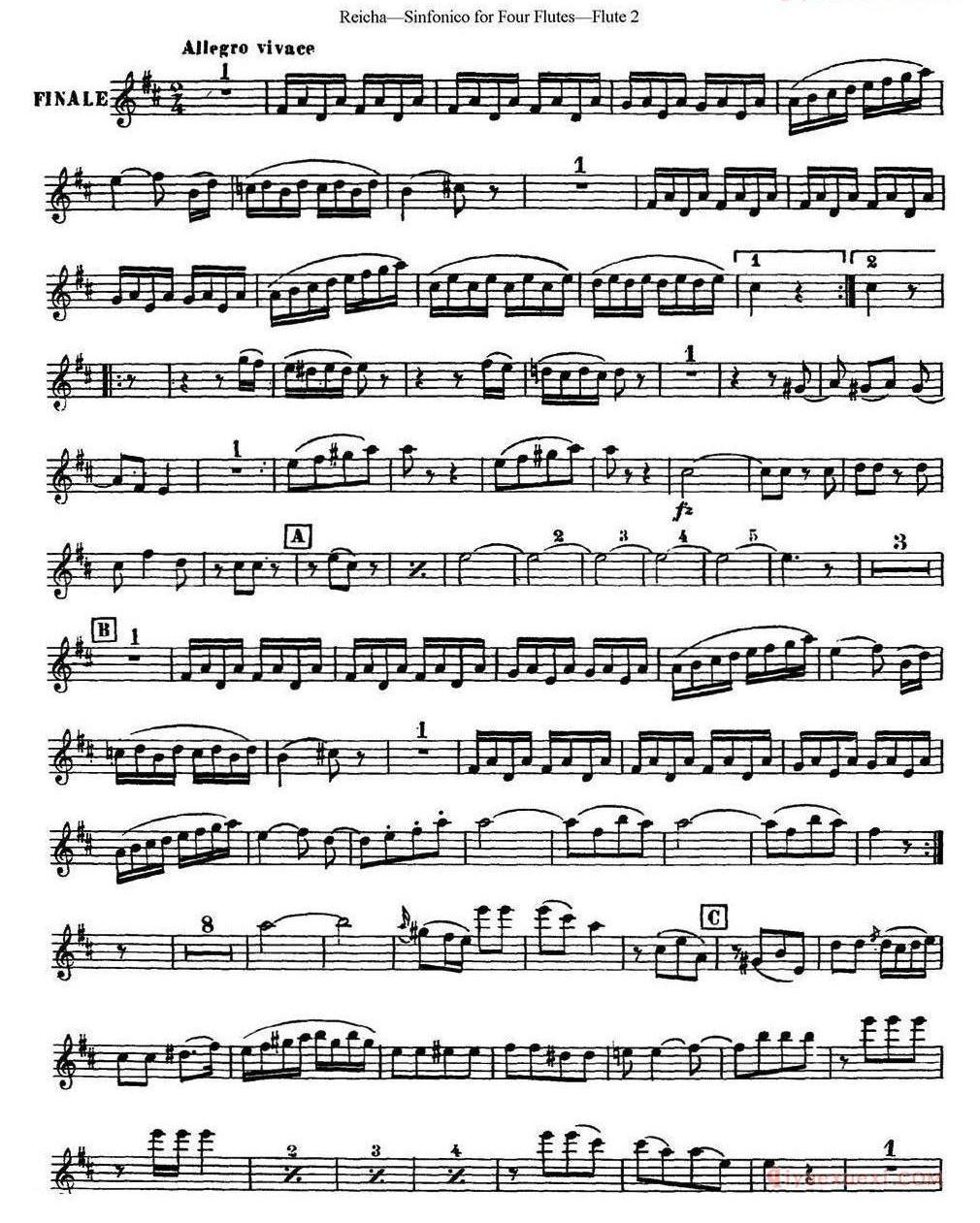 瑞查长笛四重奏(Flute 2)