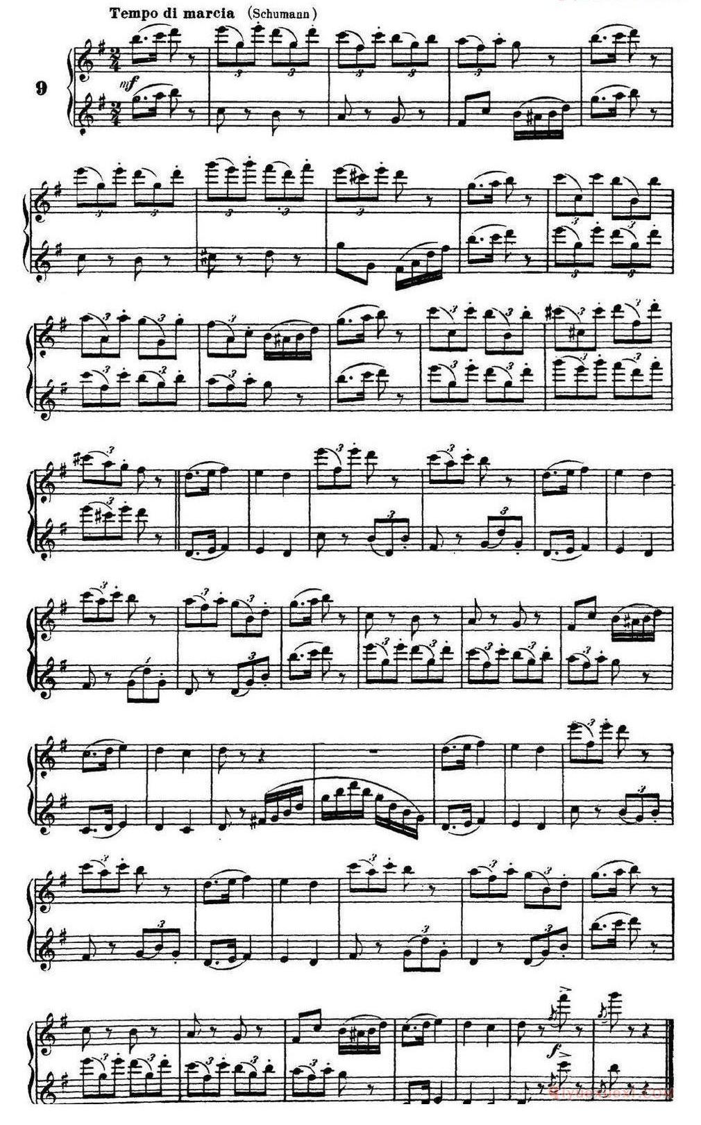 柯勒40首长笛提高练习曲OP.55（二重奏）NO.1-NO.15