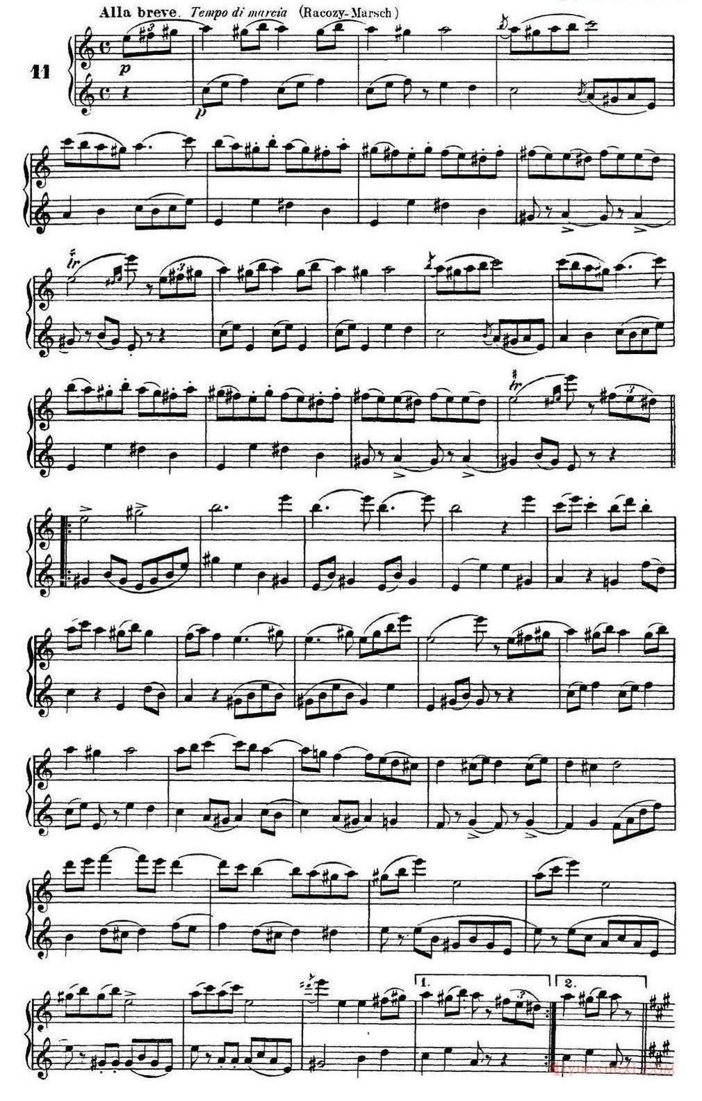 柯勒40首长笛提高练习曲OP.55（二重奏）NO.1-NO.15