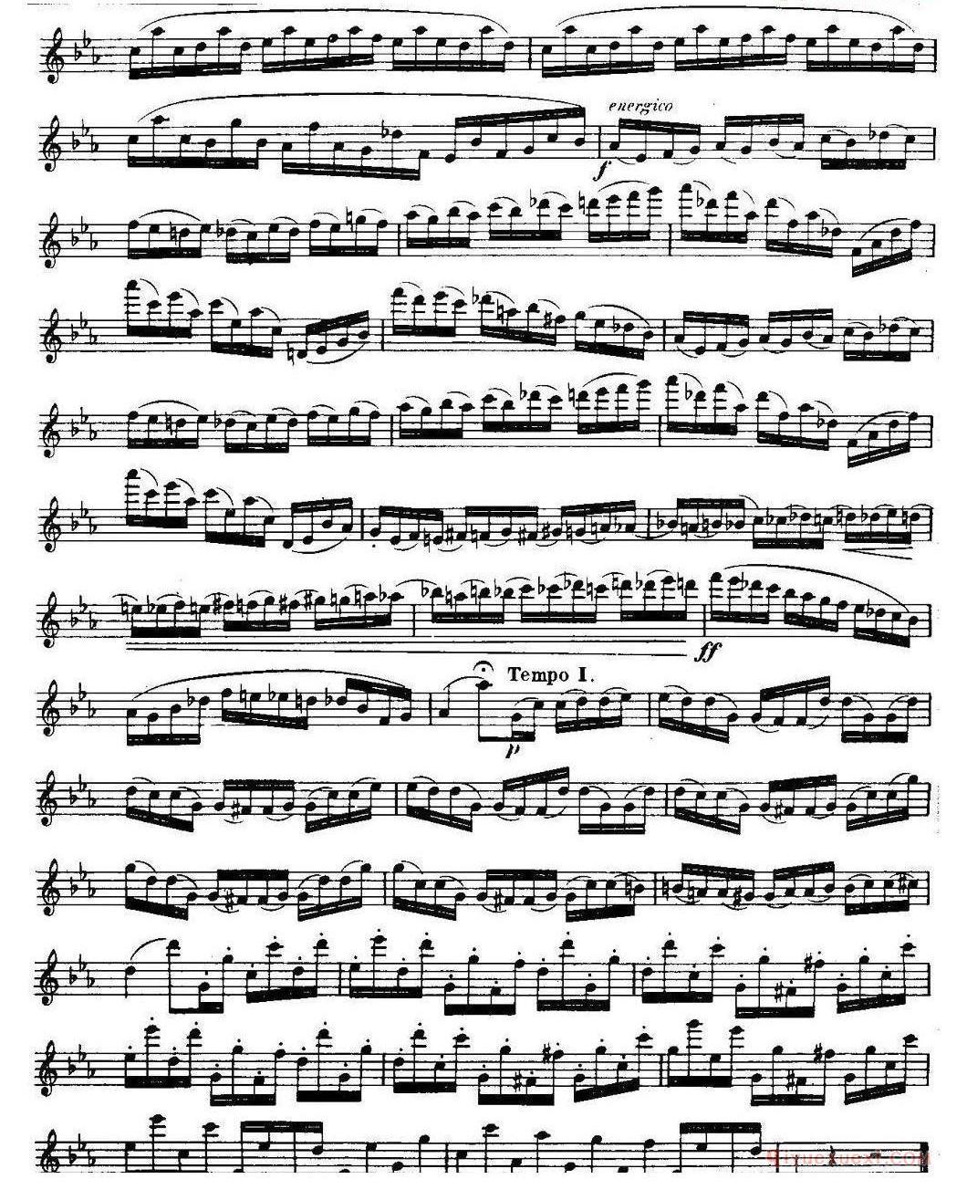 柯勒长笛练习曲作品33号