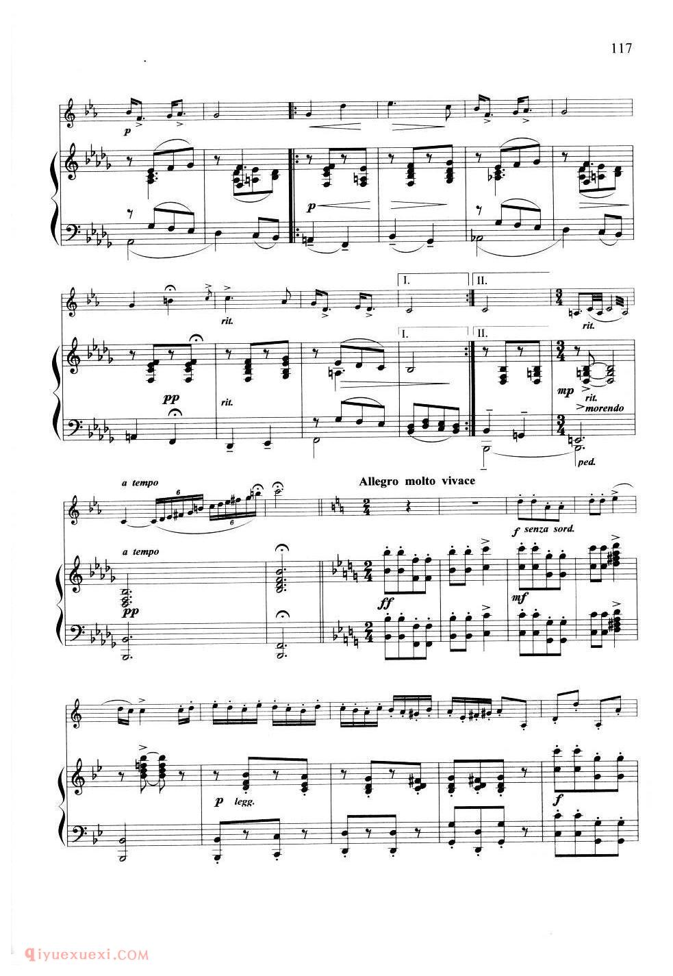 《吉卜赛之歌》[西]萨拉萨蒂曲/Pablo de Sarasate
