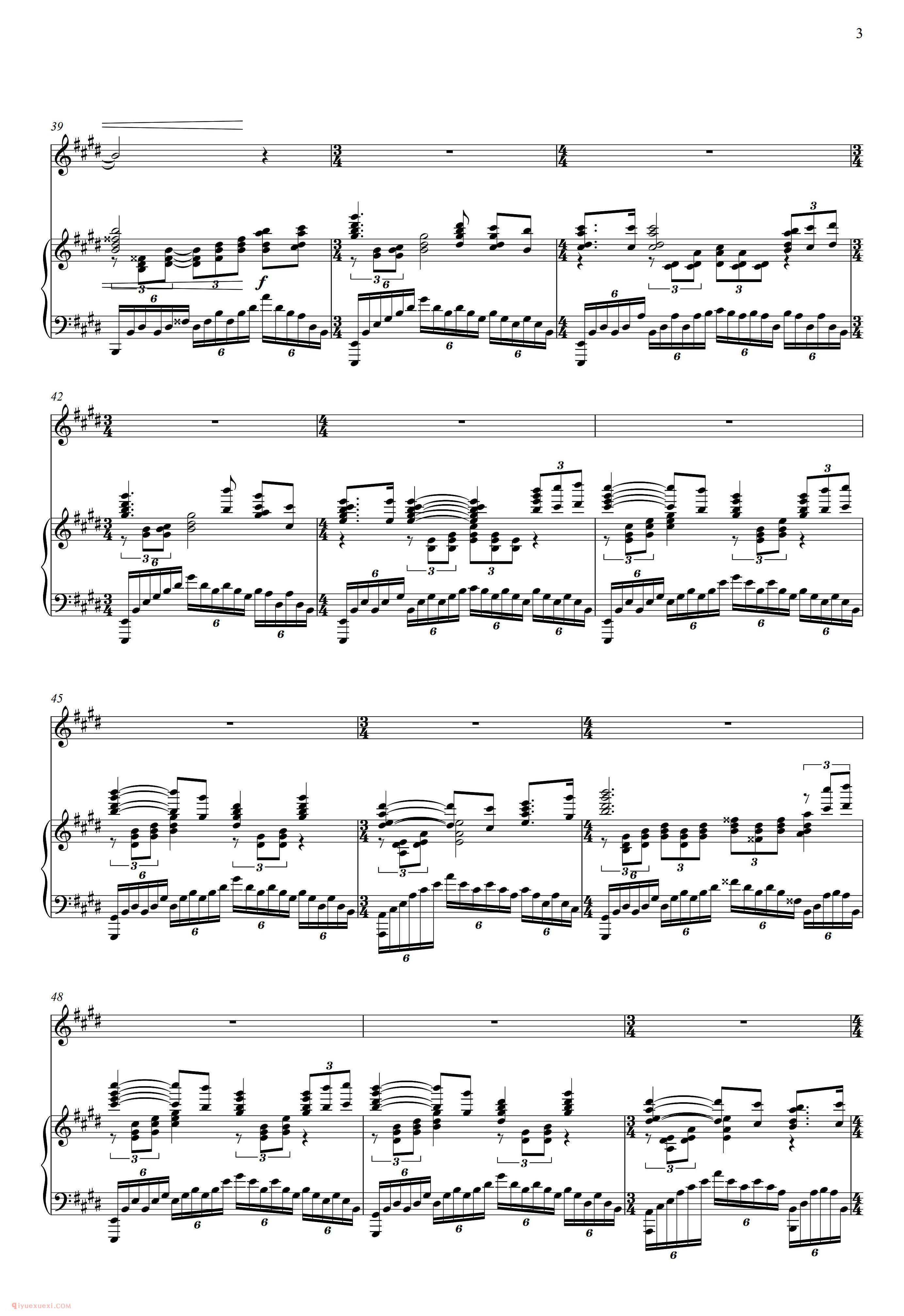 美声歌曲《我们相爱在星光下/影片/太阳与人/插曲》五线谱