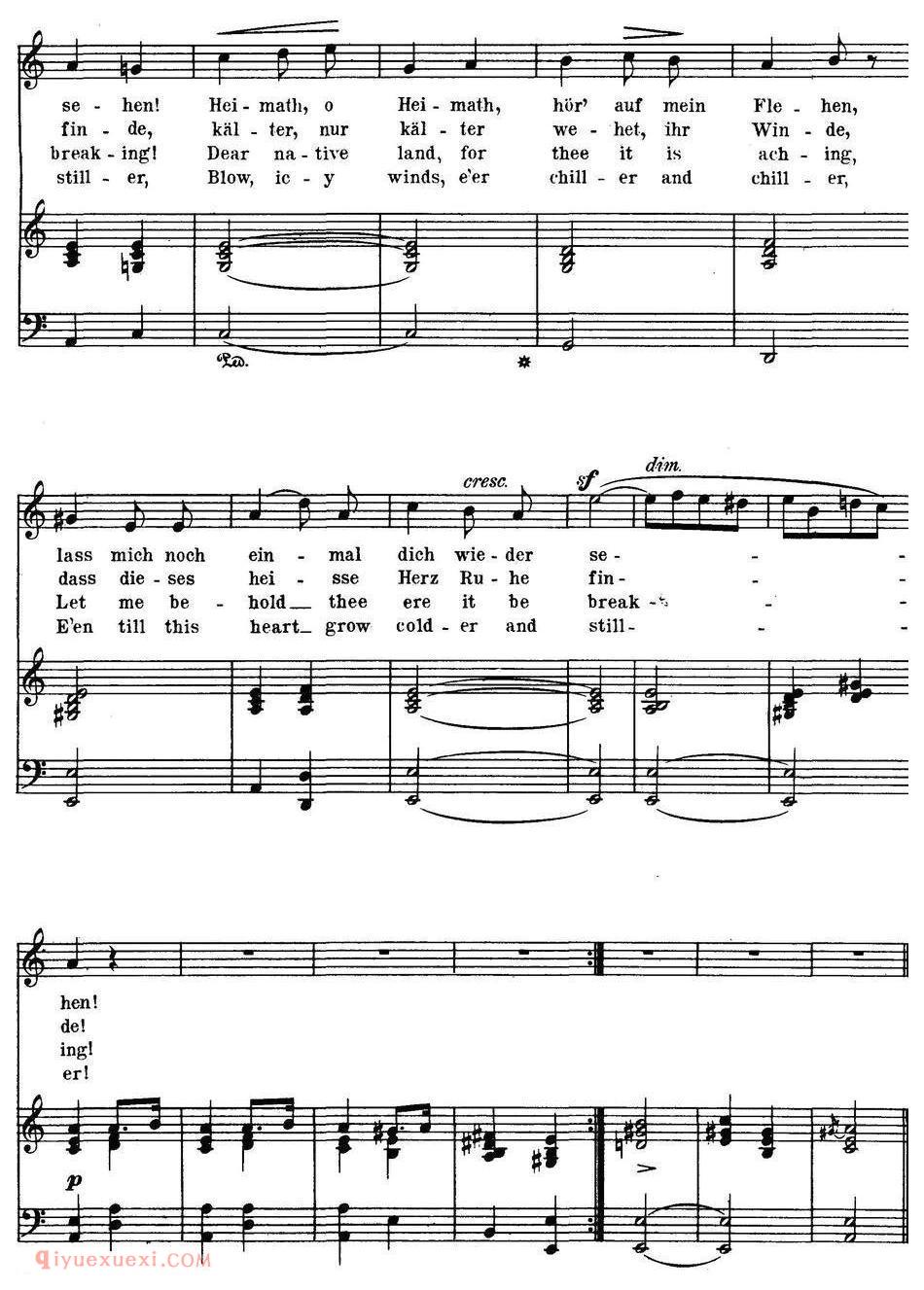 Chopin-17 Polish Songs Op.74，No.13（Melancholie. Melancholy.）钢琴伴奏谱