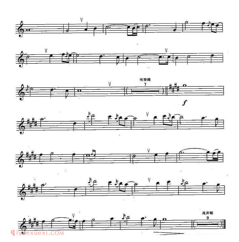 My Heart Will Go No 五线谱