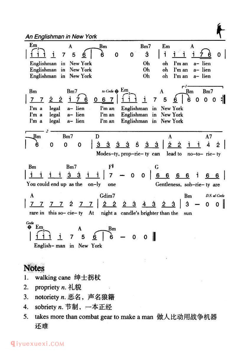 An Englishman in New York 一个英国人在纽约
