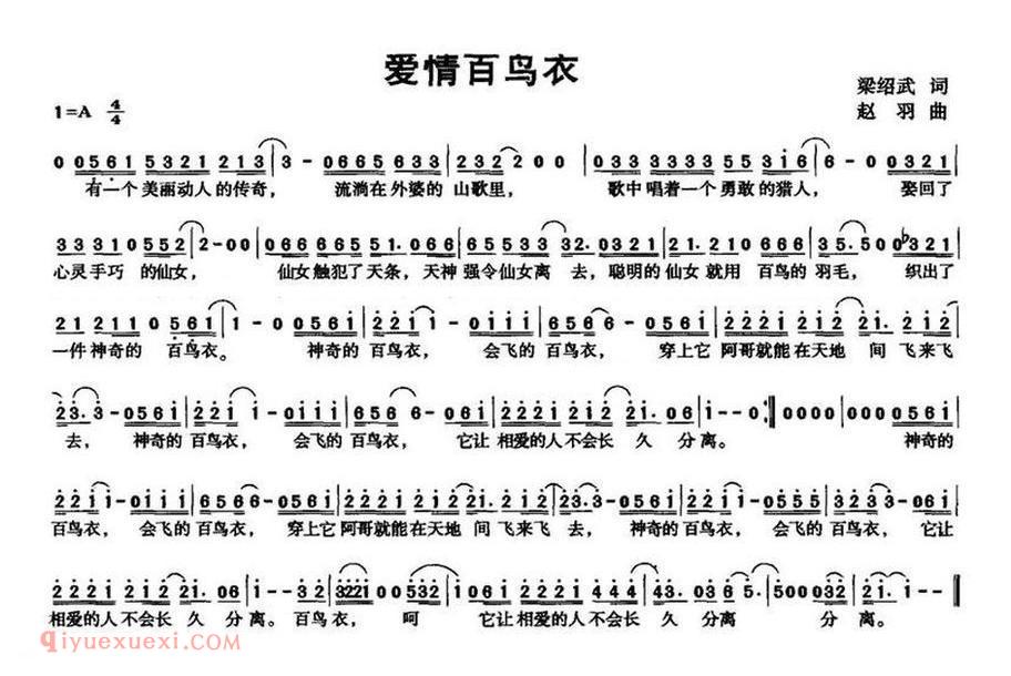 爱情百鸟衣