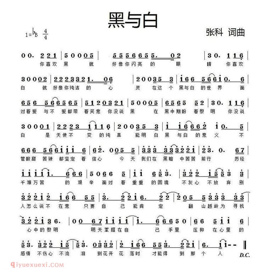 黑与白