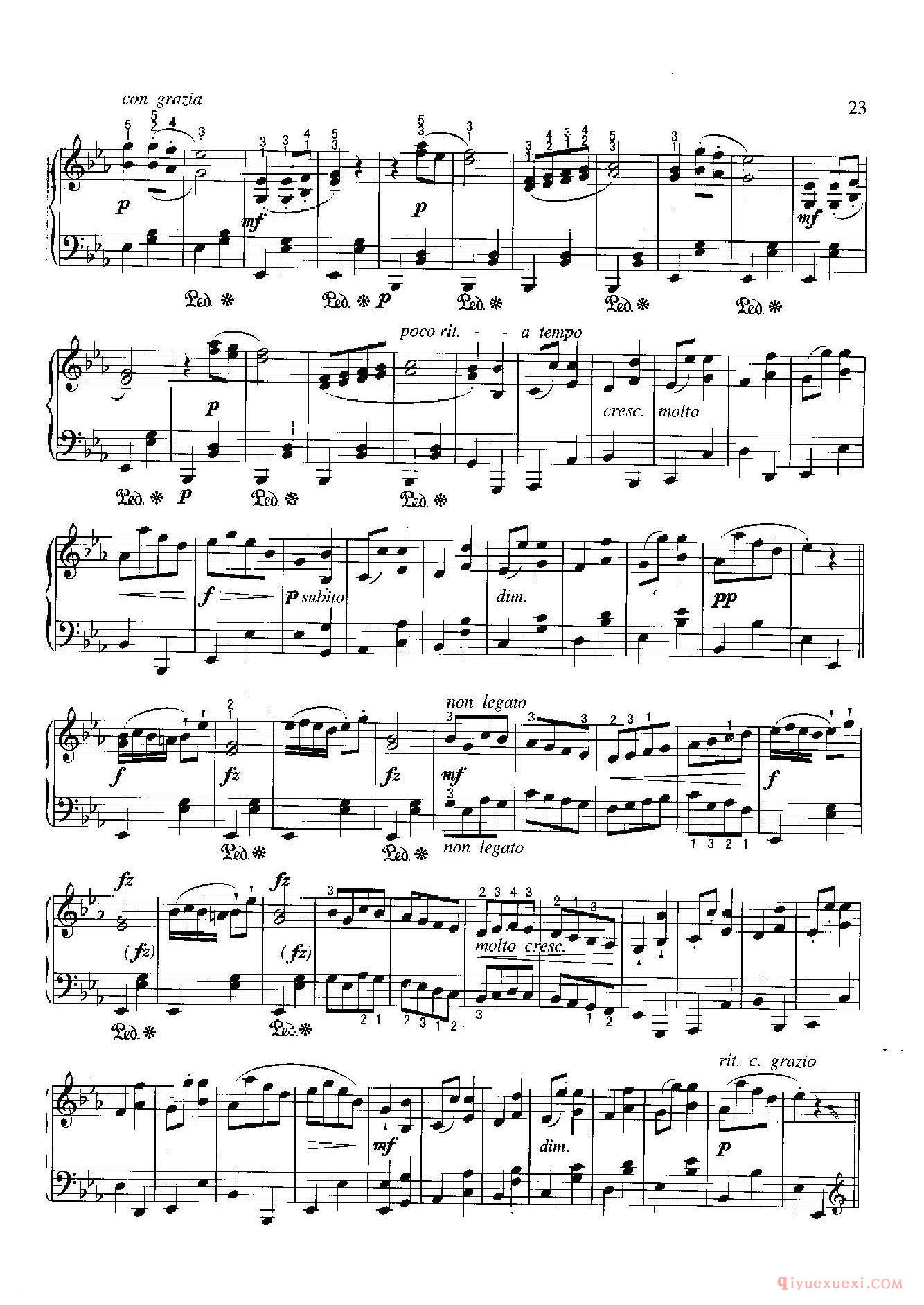 埃科塞斯舞(Ecossaiscs) 贝多芬