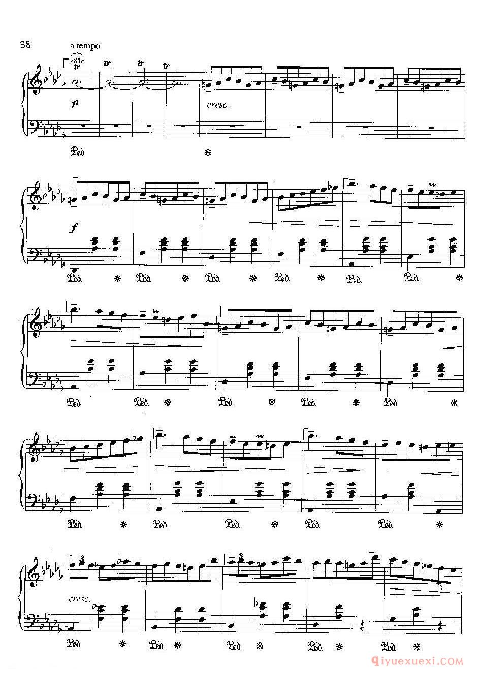 小狗圆舞曲(D大调)(Valse in D f1at Petit Chien