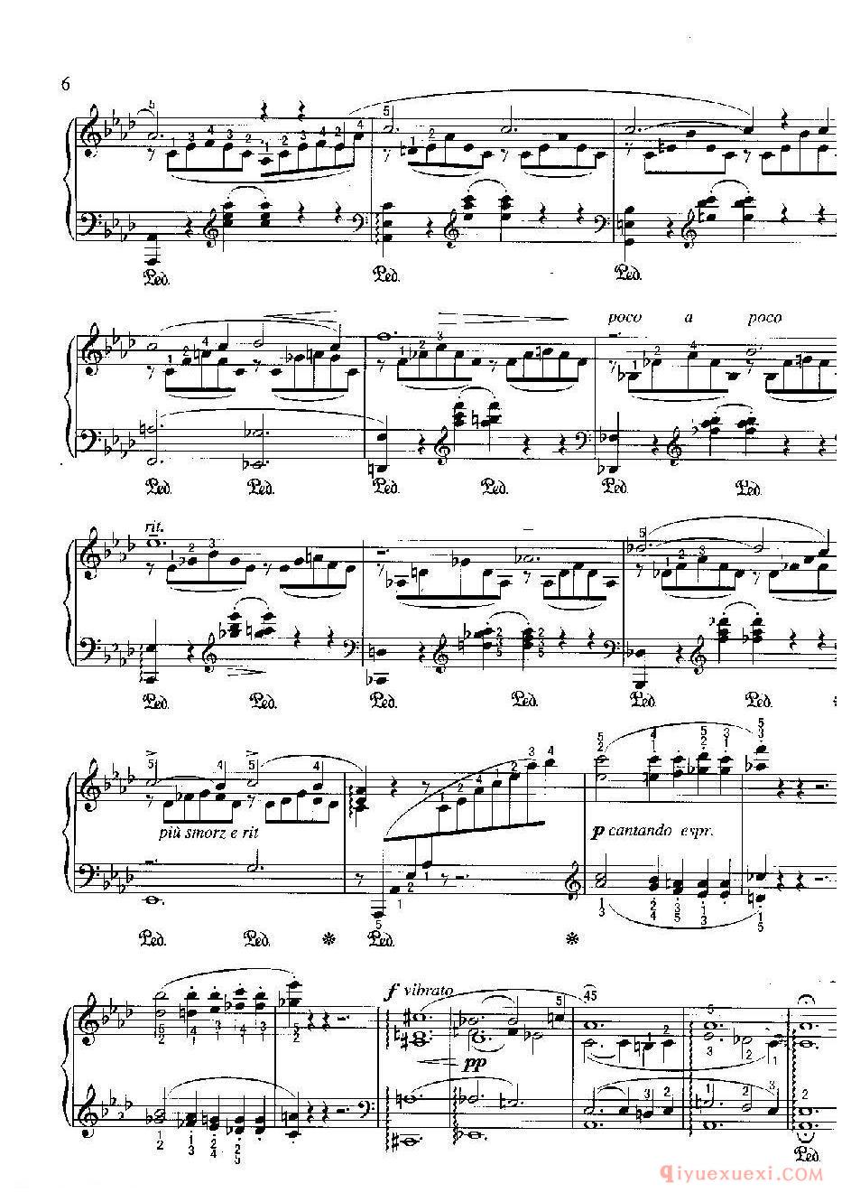 爱之梦(第3首)(Liebestraum IIlI )李斯特