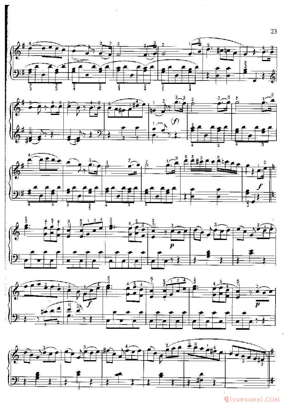 奏鸣曲(G大调)(Sonata in G, Op.49-2)贝多芬