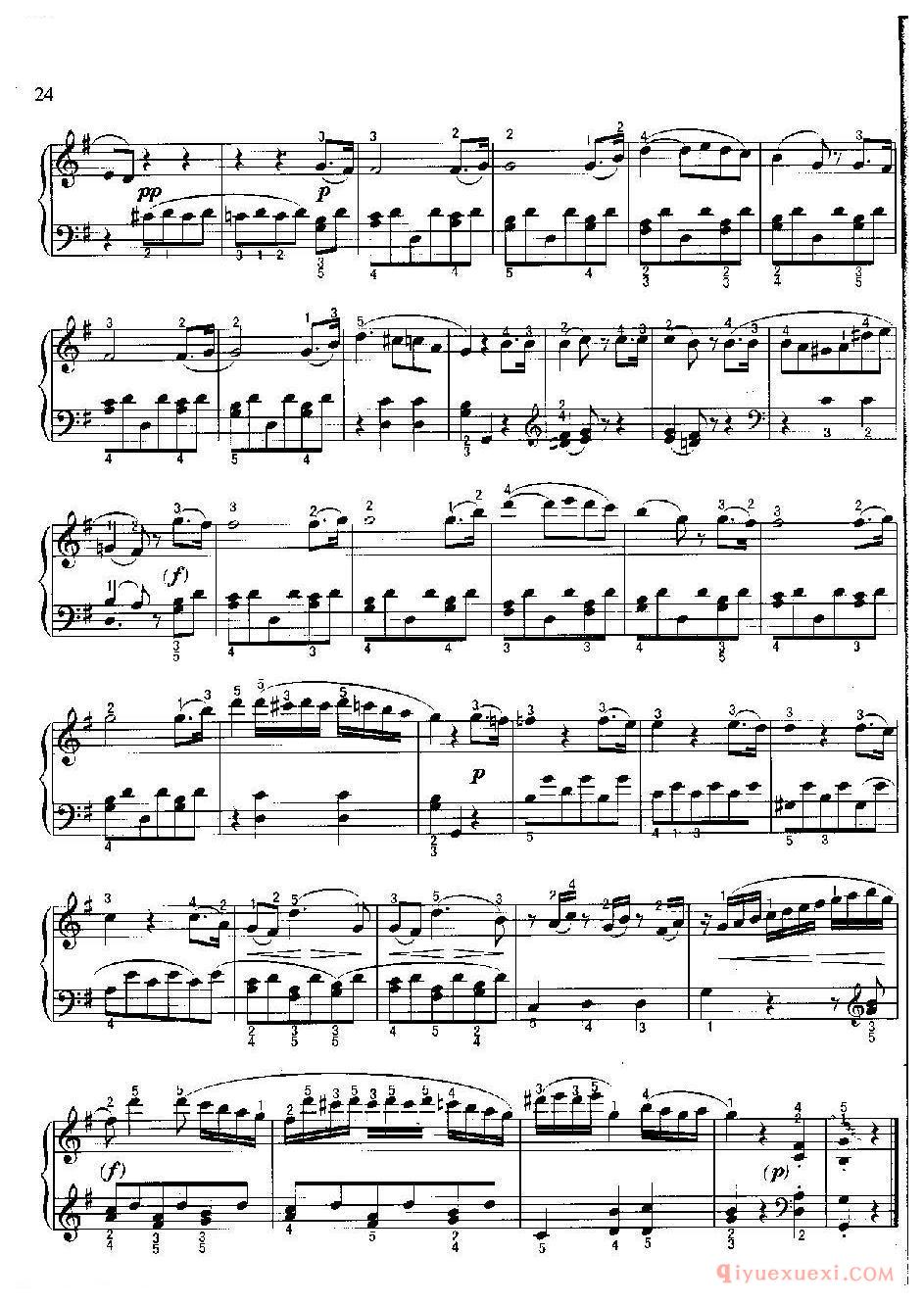 奏鸣曲(G大调)(Sonata in G, Op.49-2)贝多芬