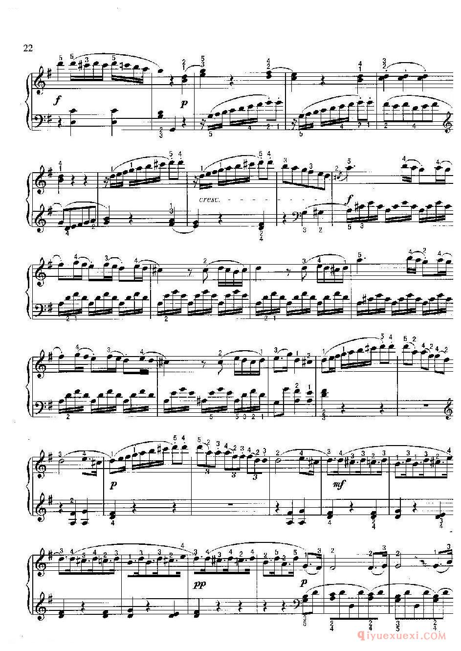 奏鸣曲(G大调)(Sonata in G, Op.49-2)贝多芬
