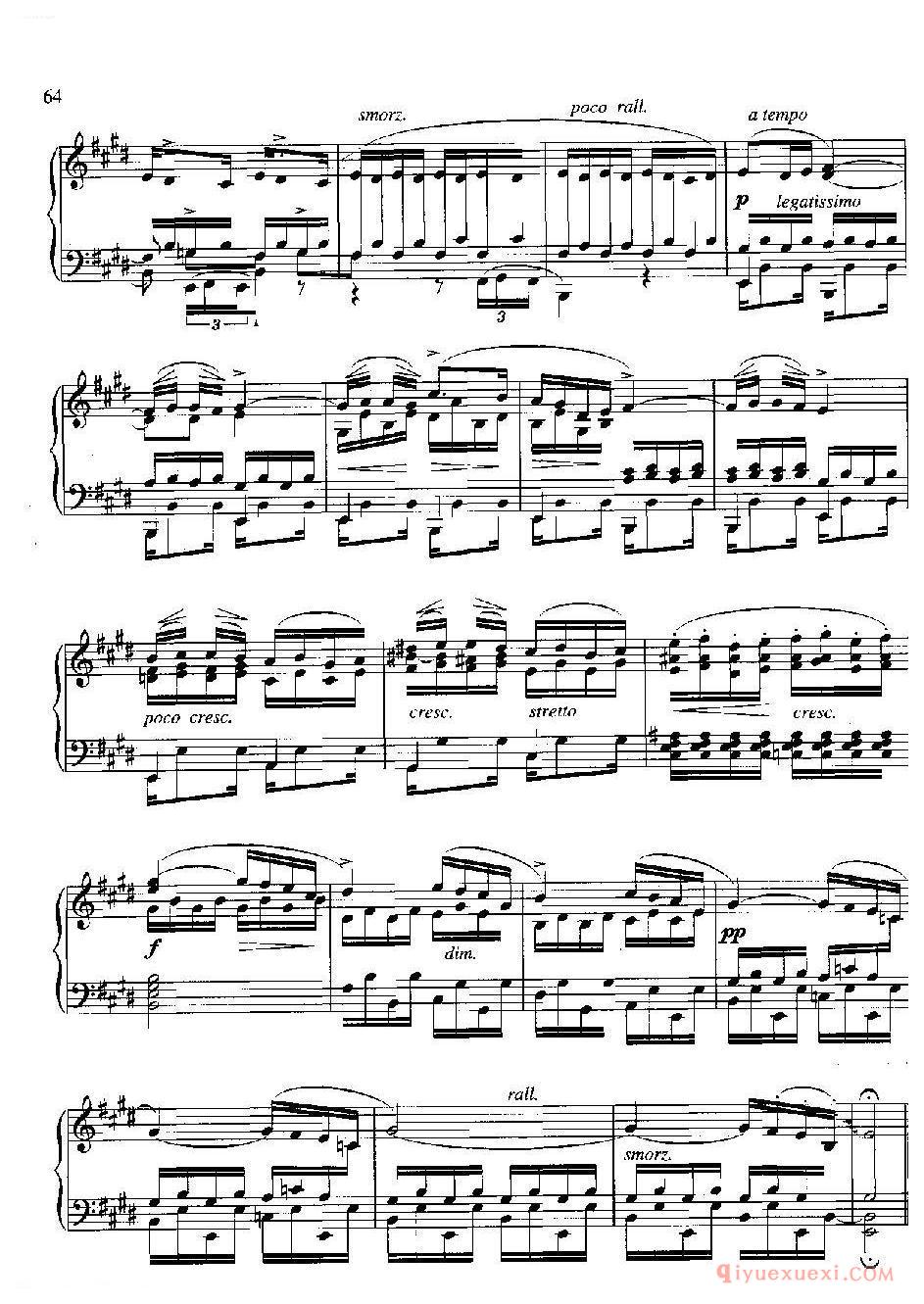 练习曲(Etude,0p.10-3)肖邦