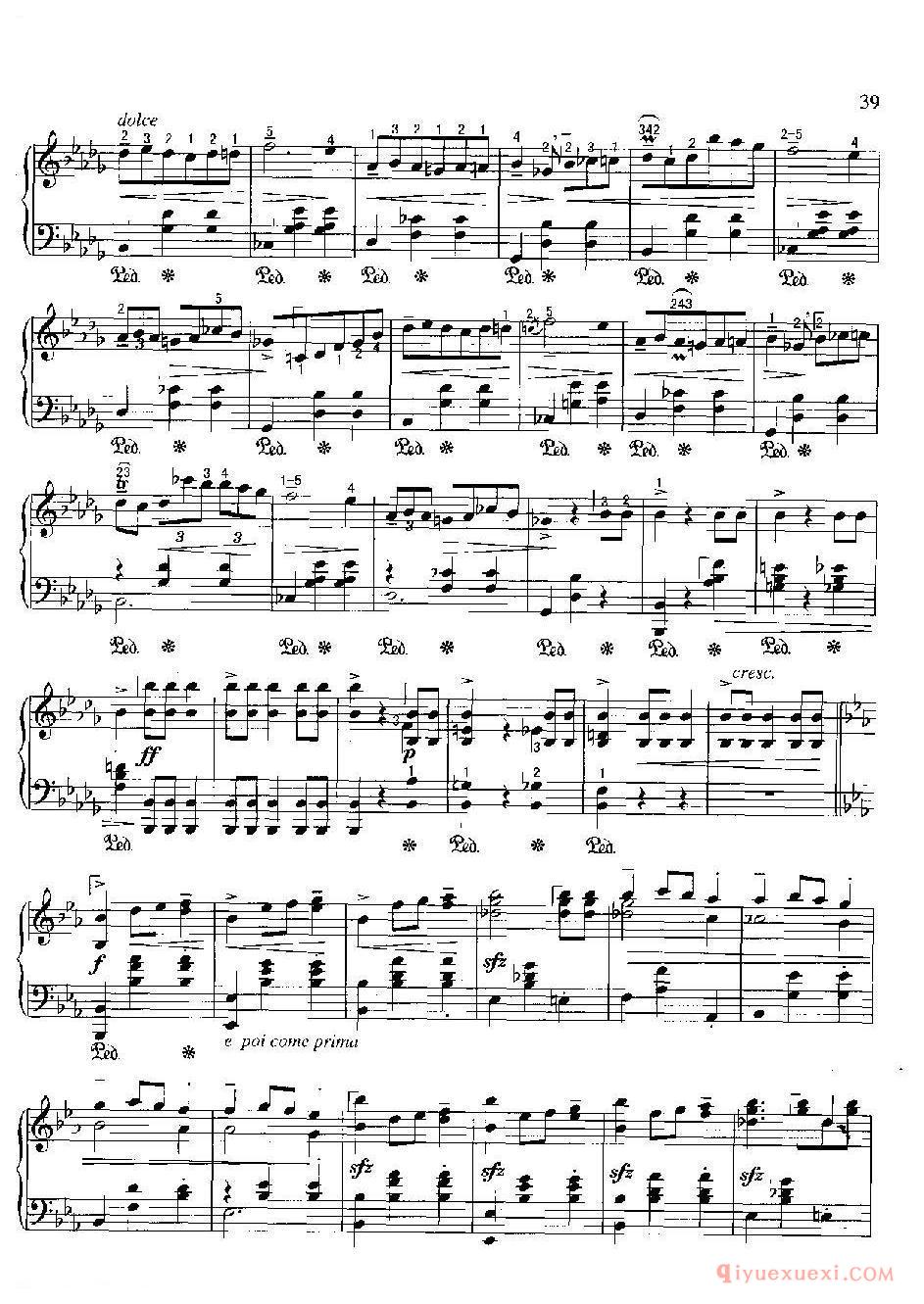 辉煌的大圆舞曲(Grande Valse Brillante )肖邦