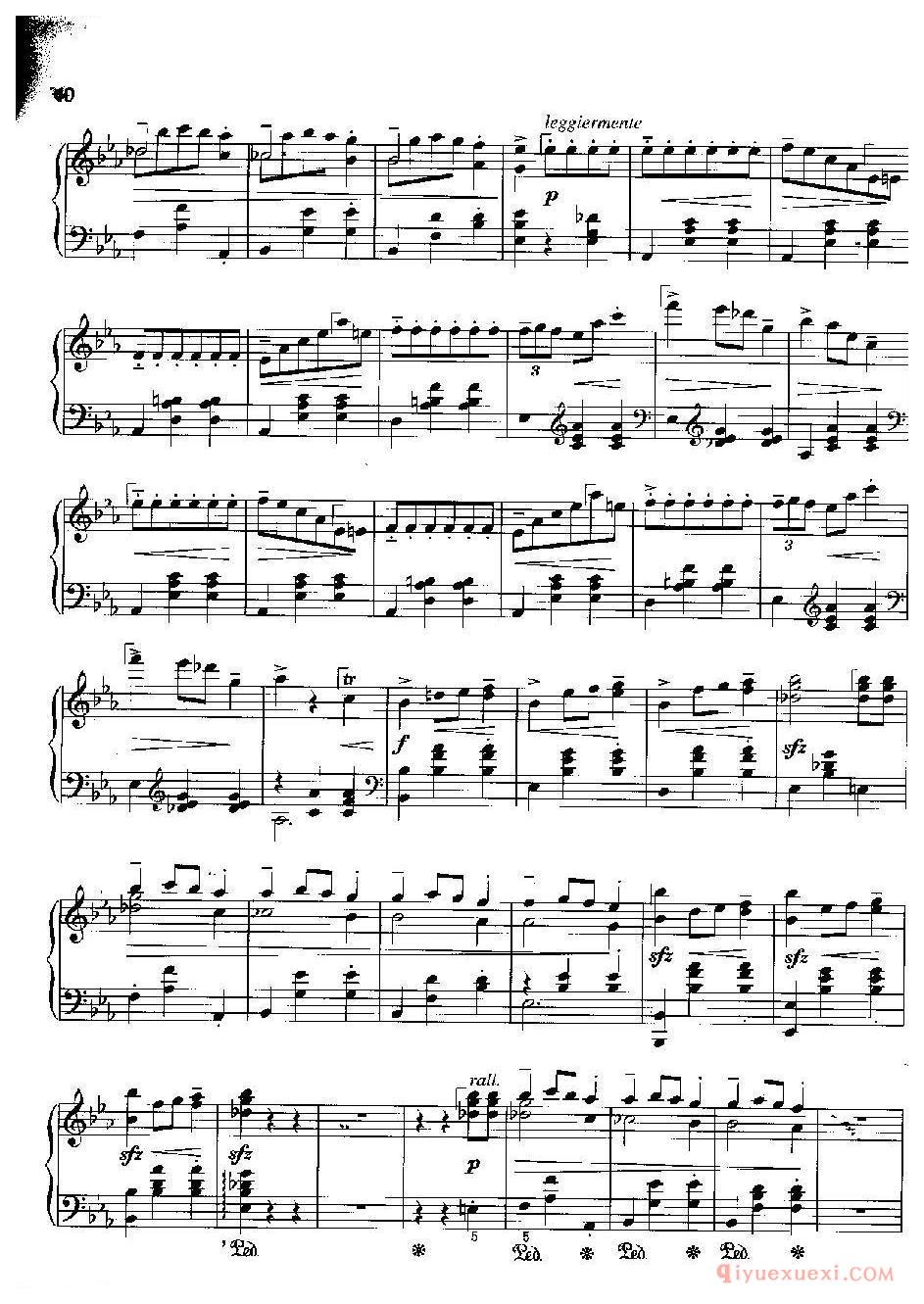 辉煌的大圆舞曲(Grande Valse Brillante )肖邦