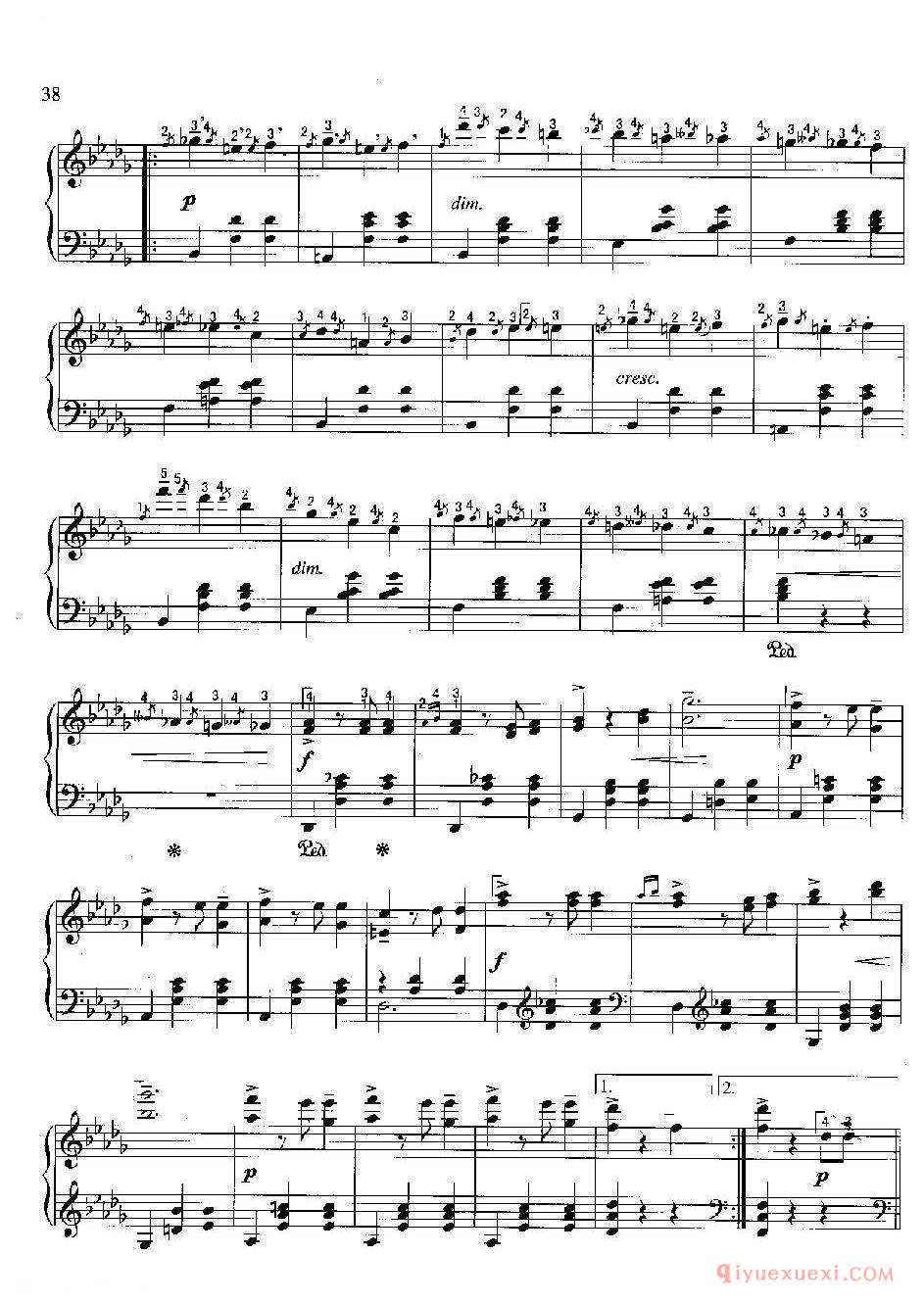 辉煌的大圆舞曲(Grande Valse Brillante )肖邦