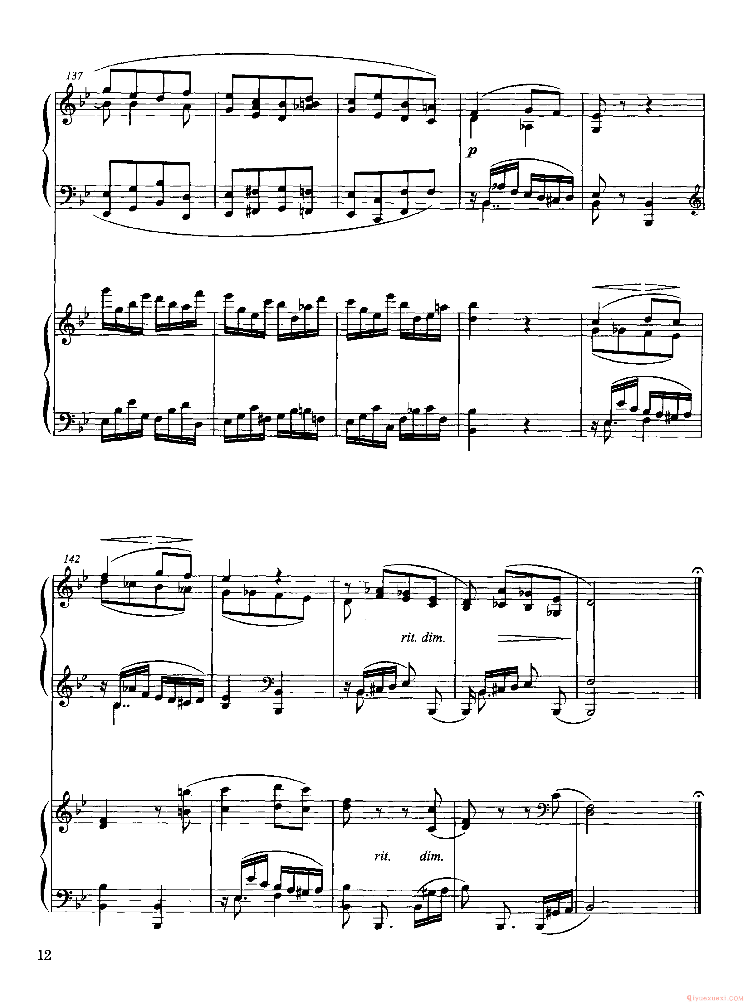 世界著名双钢琴名曲:海顿主题变奏曲( Variations on a Theme by Joseph Hayden)勃拉