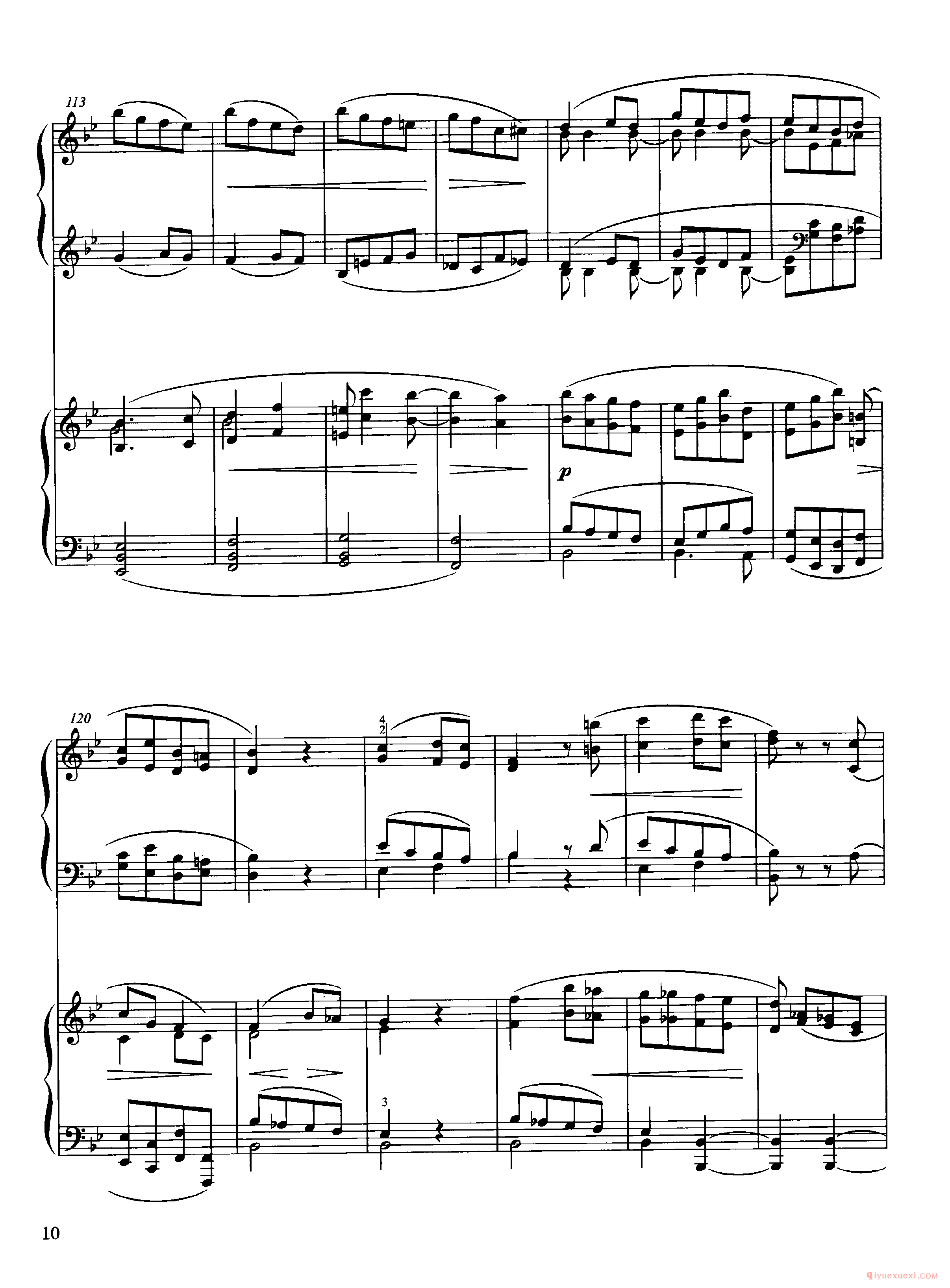 世界著名双钢琴名曲:海顿主题变奏曲( Variations on a Theme by Joseph Hayden)勃拉