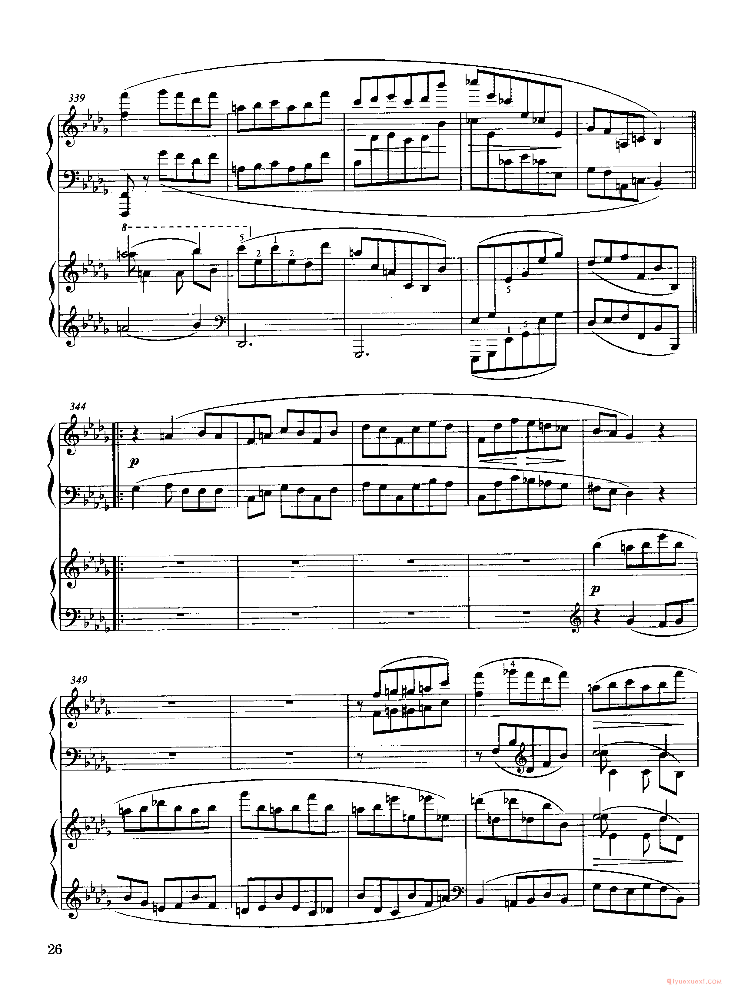 世界著名双钢琴名曲:海顿主题变奏曲( Variations on a Theme by Joseph Hayden)勃拉