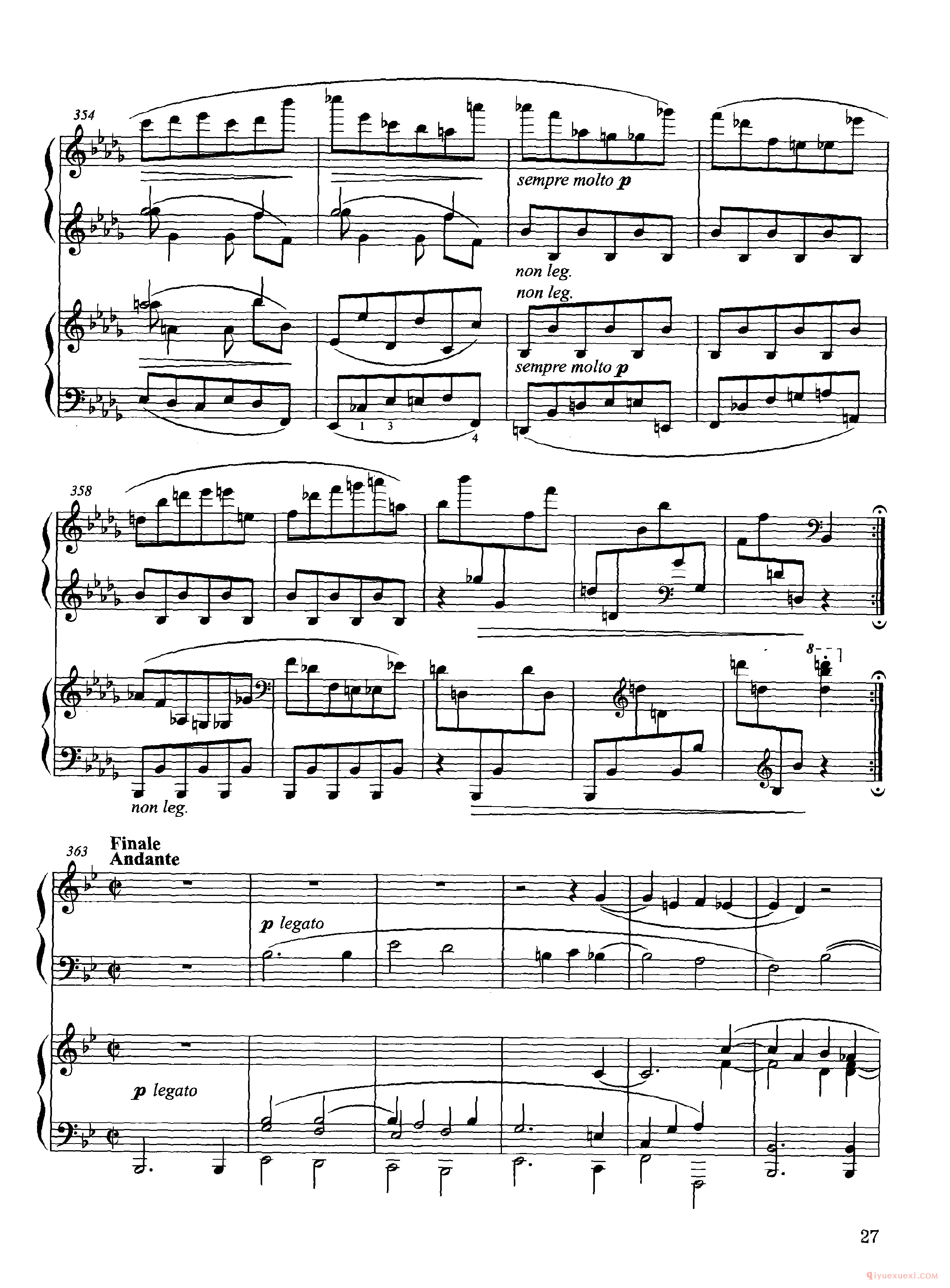 世界著名双钢琴名曲:海顿主题变奏曲( Variations on a Theme by Joseph Hayden)勃拉