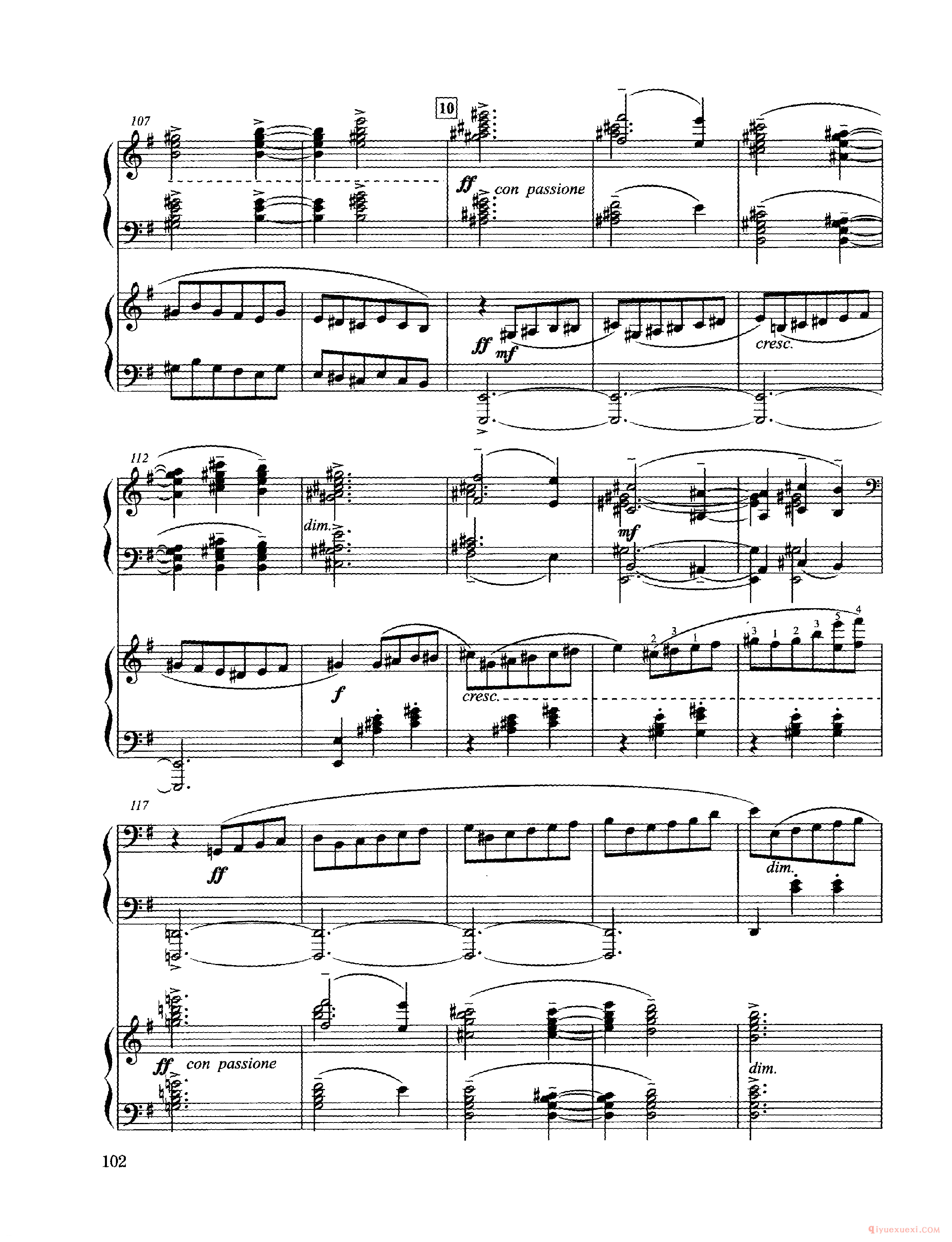 第二双钢琴组曲(Suite for Two Pianos, Op.17 No.2)赫玛尼诺夫