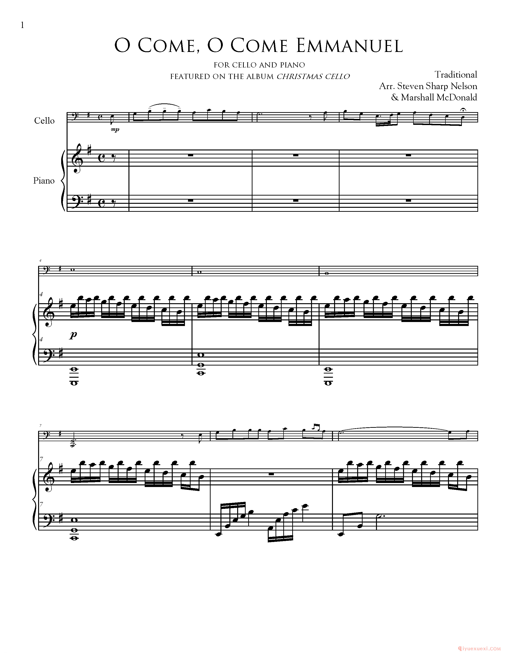 钢琴男孩儿/钢琴达人《ThePianoGuys - Come O Come Emmanuel》酷音乐团