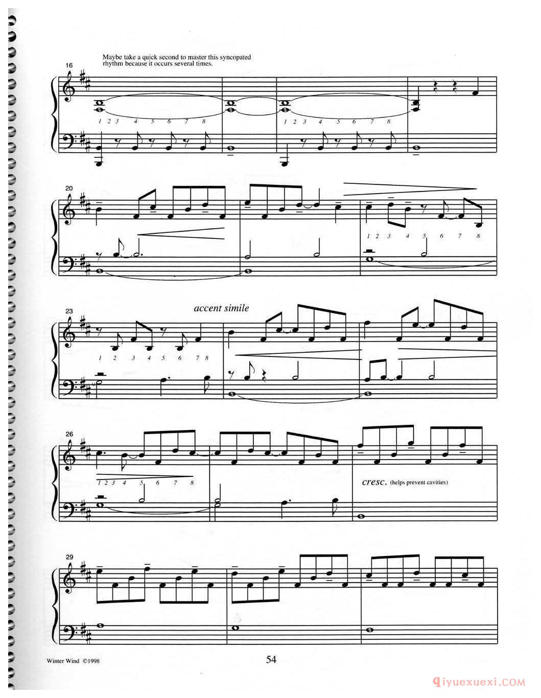 钢琴独奏曲《Winter Wind》Jon Schmidt