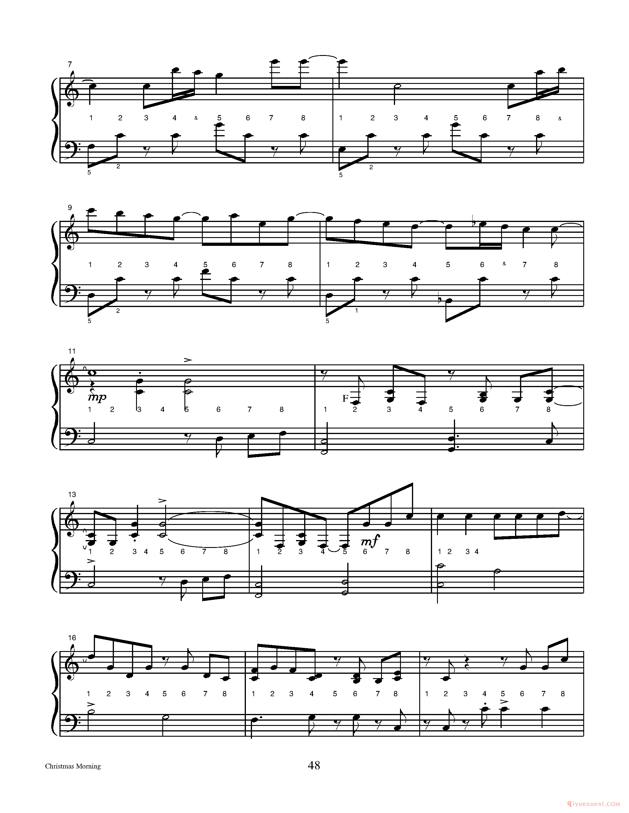 钢琴独奏曲《Christmas Morning》Jon Schmidt
