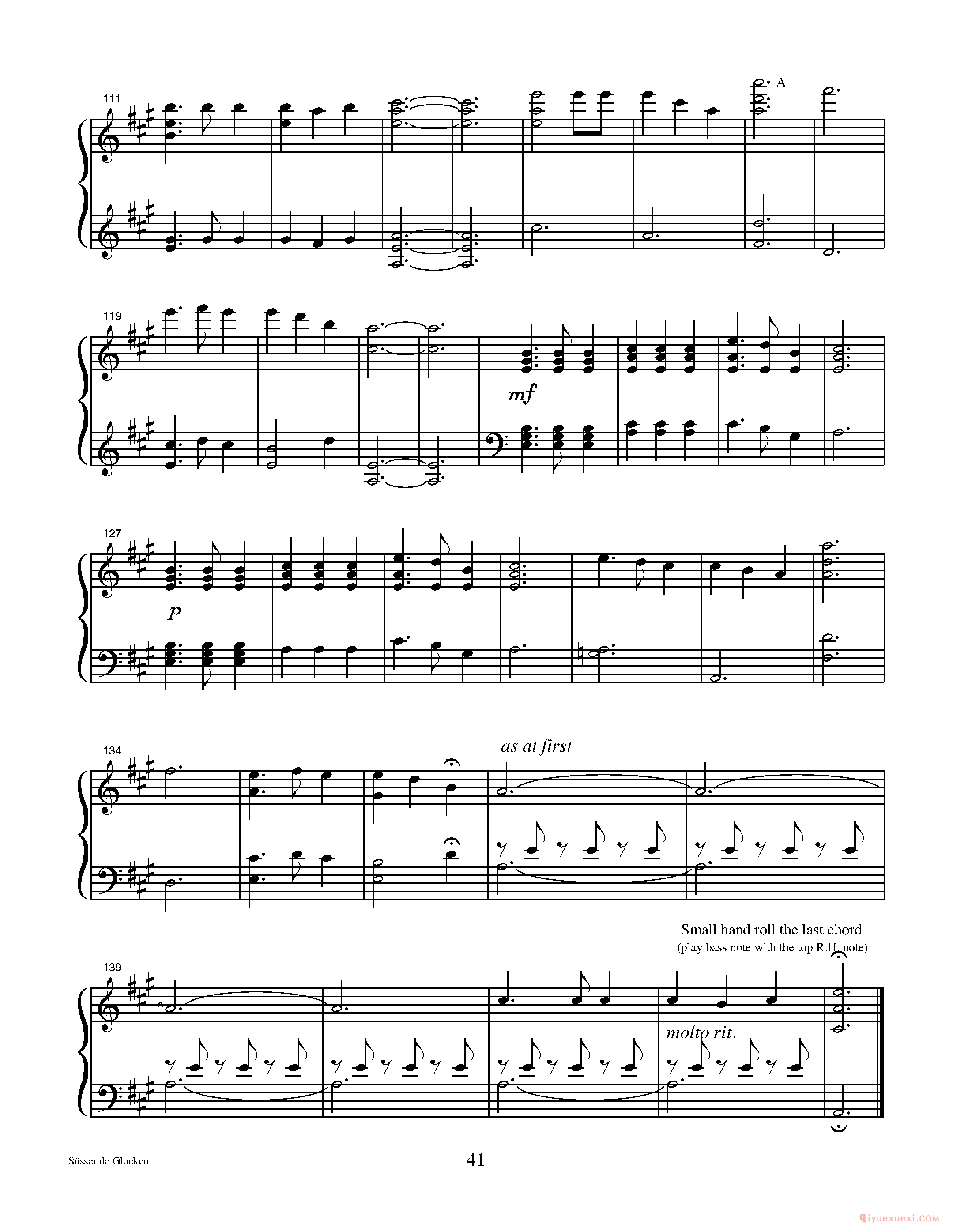 钢琴独奏曲《Susser de Glocken》Jon Schmidt