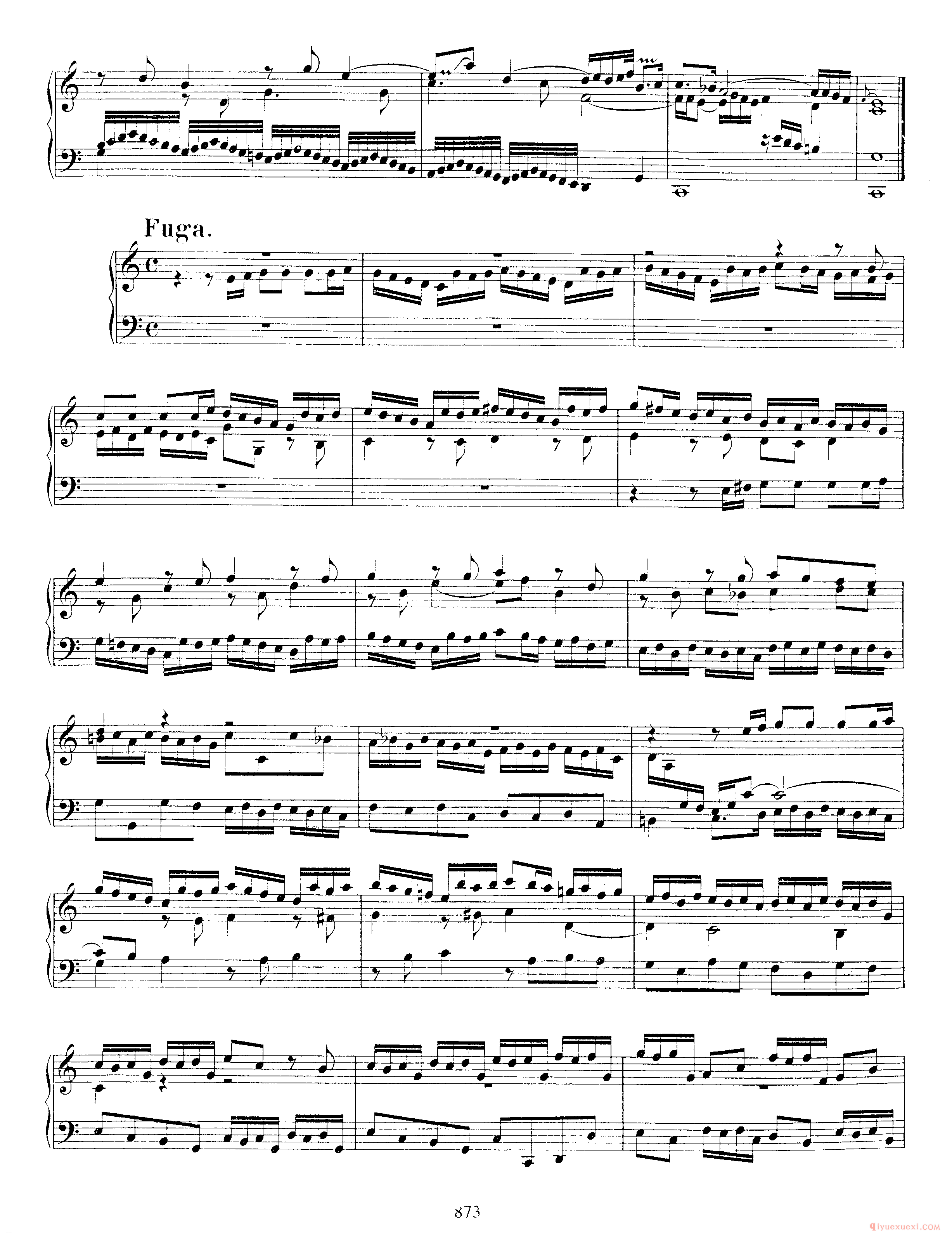 巴赫奏鸣曲C大调《Sonata in C Major BWV966》arranged from Reinckens Hortus Musicus