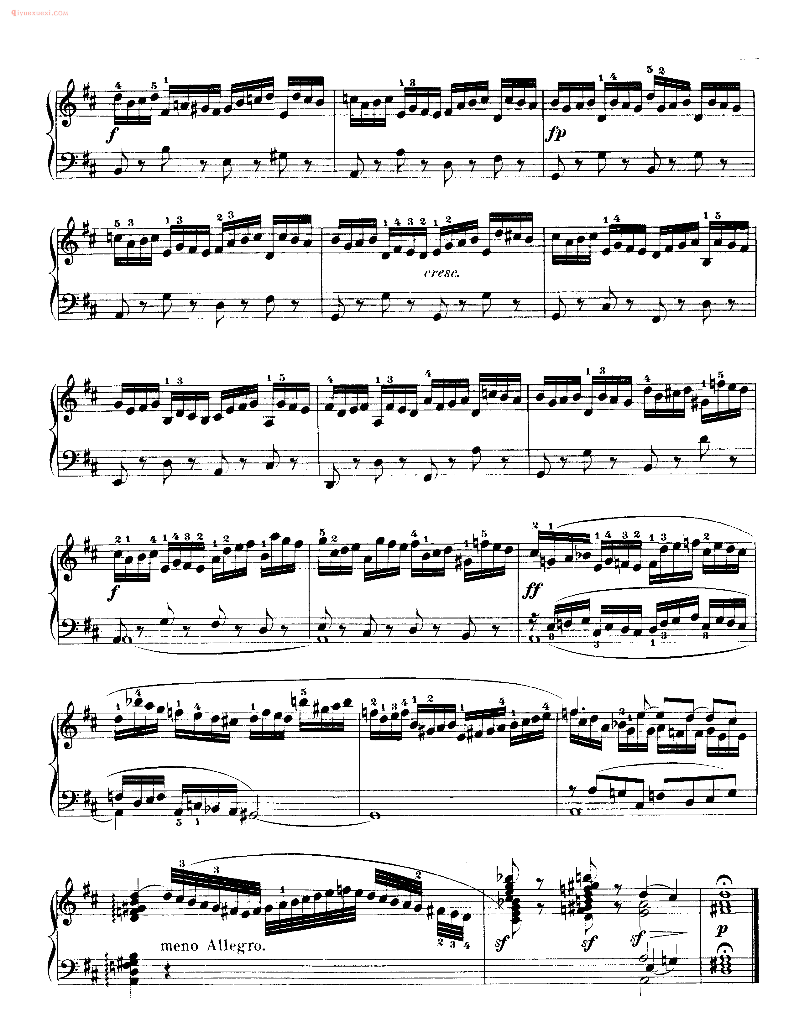巴赫平均律第一册_第五首_前奏曲《Preludio V》