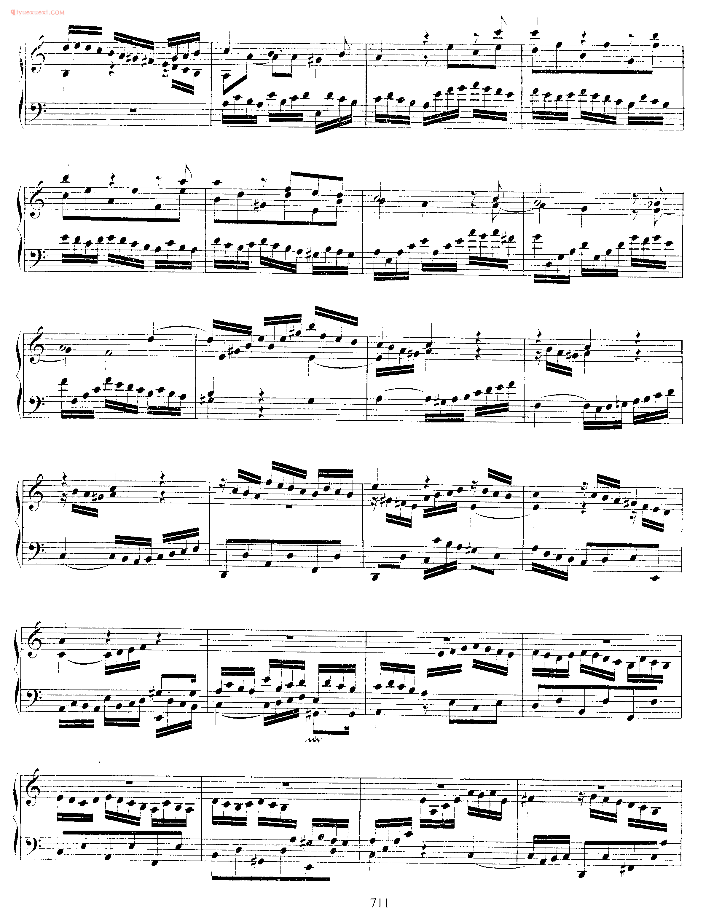 巴赫a小调幻想曲与赋格《Fantasia and Fughetta in A Minor BWV 944》巴赫钢琴作品