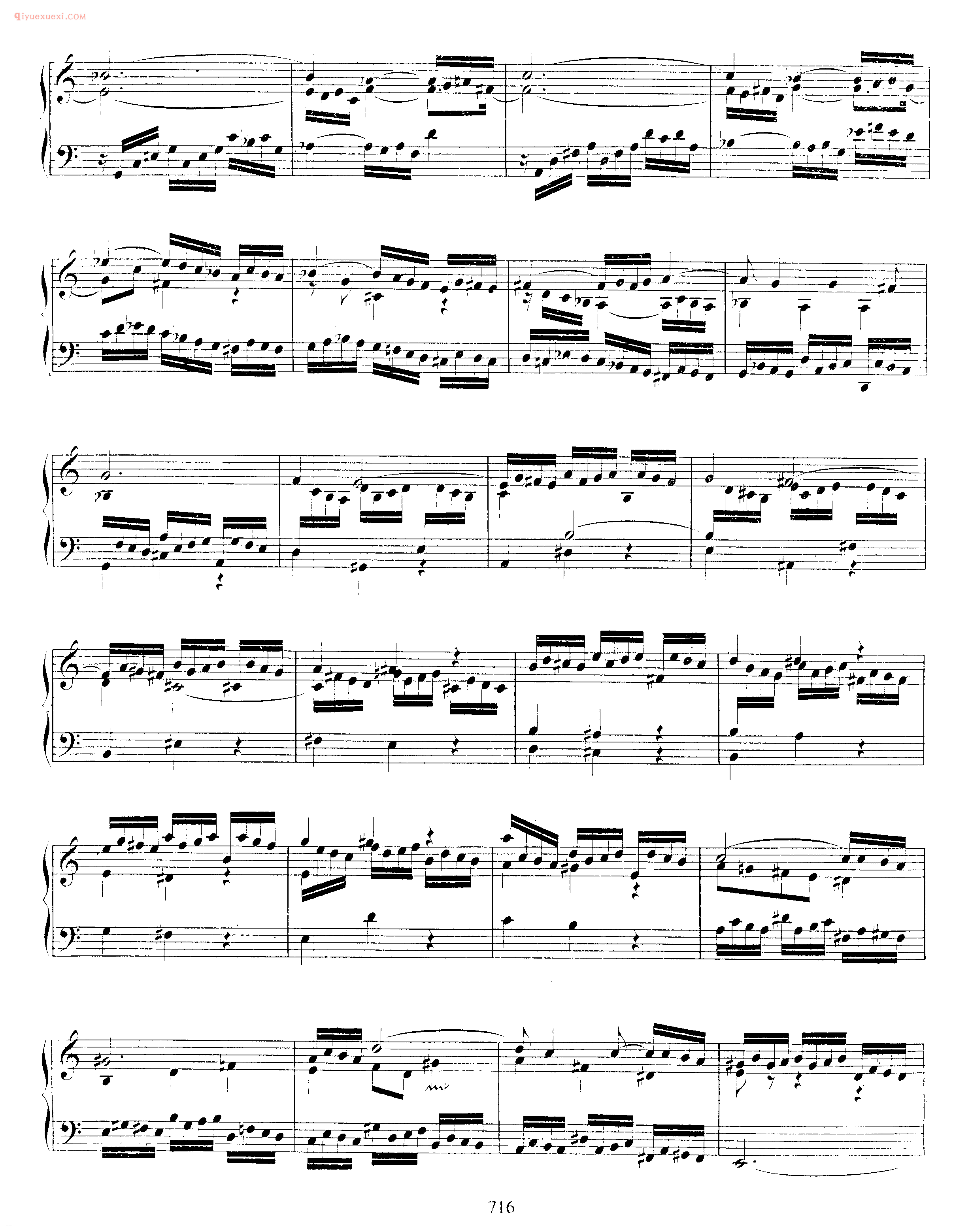 巴赫a小调幻想曲与赋格《Fantasia and Fughetta in A Minor BWV 944》巴赫钢琴作品