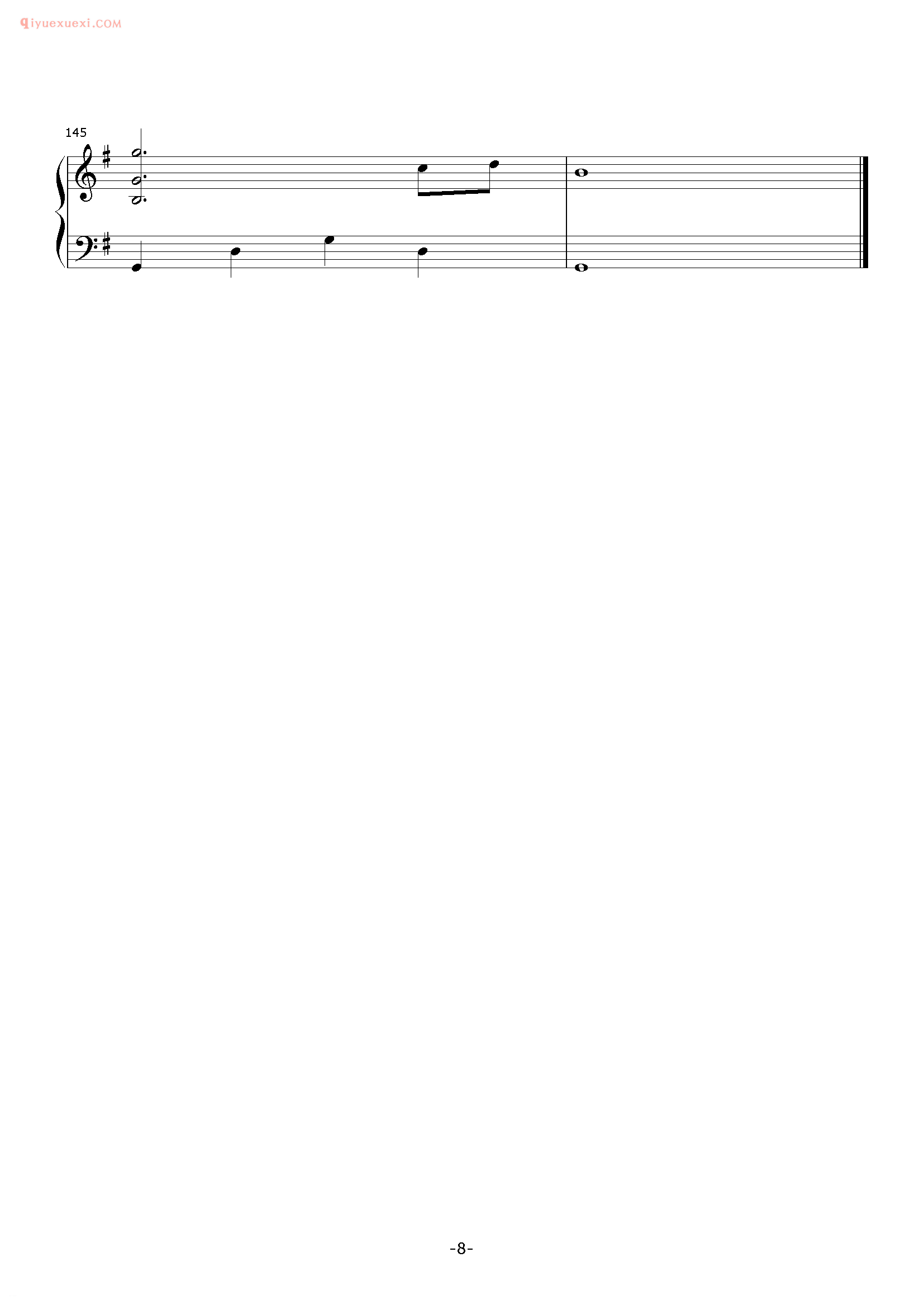 方力申歌曲《七年》钢琴谱五线谱