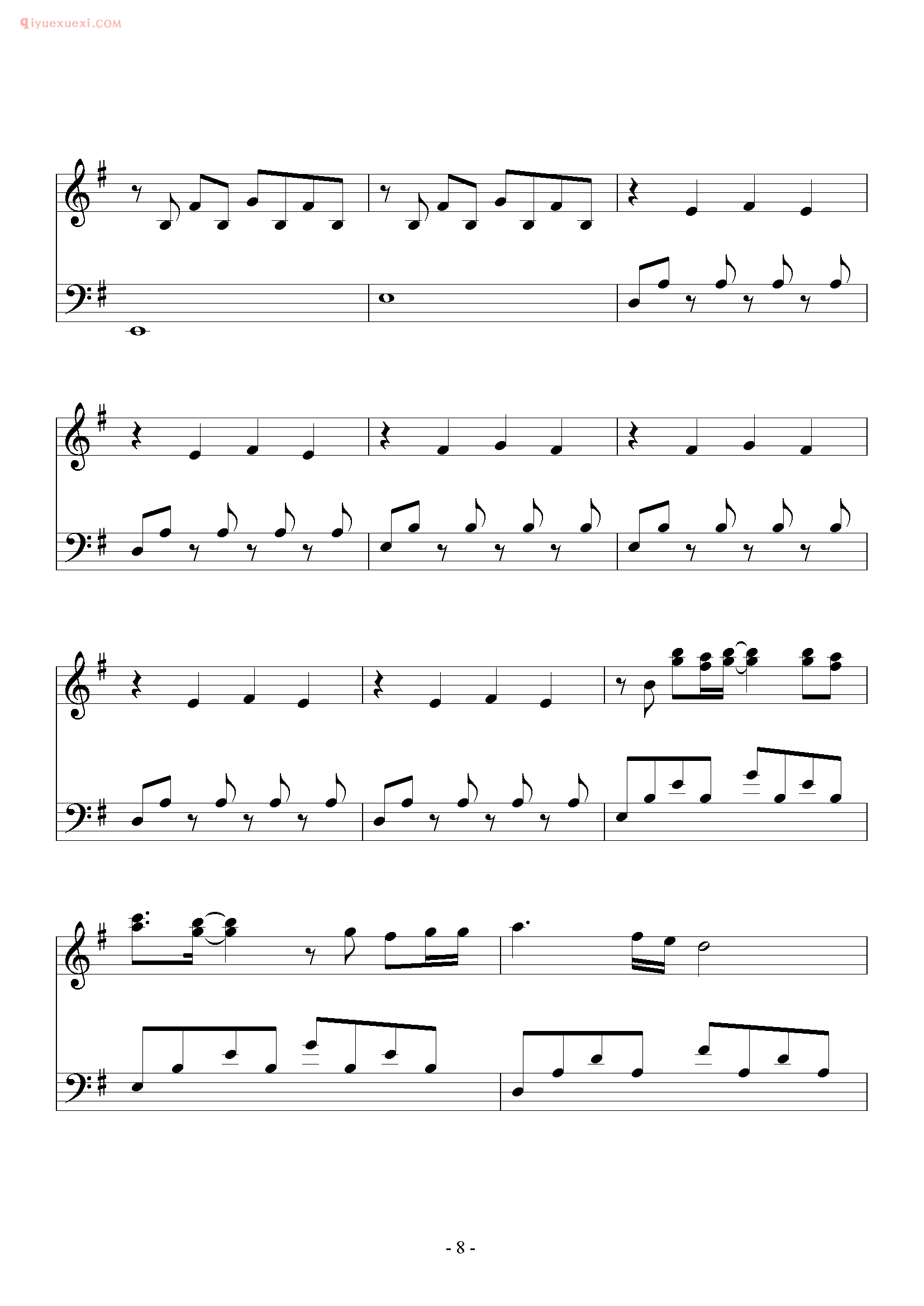 西村由纪江歌曲《sai》钢琴谱五线谱