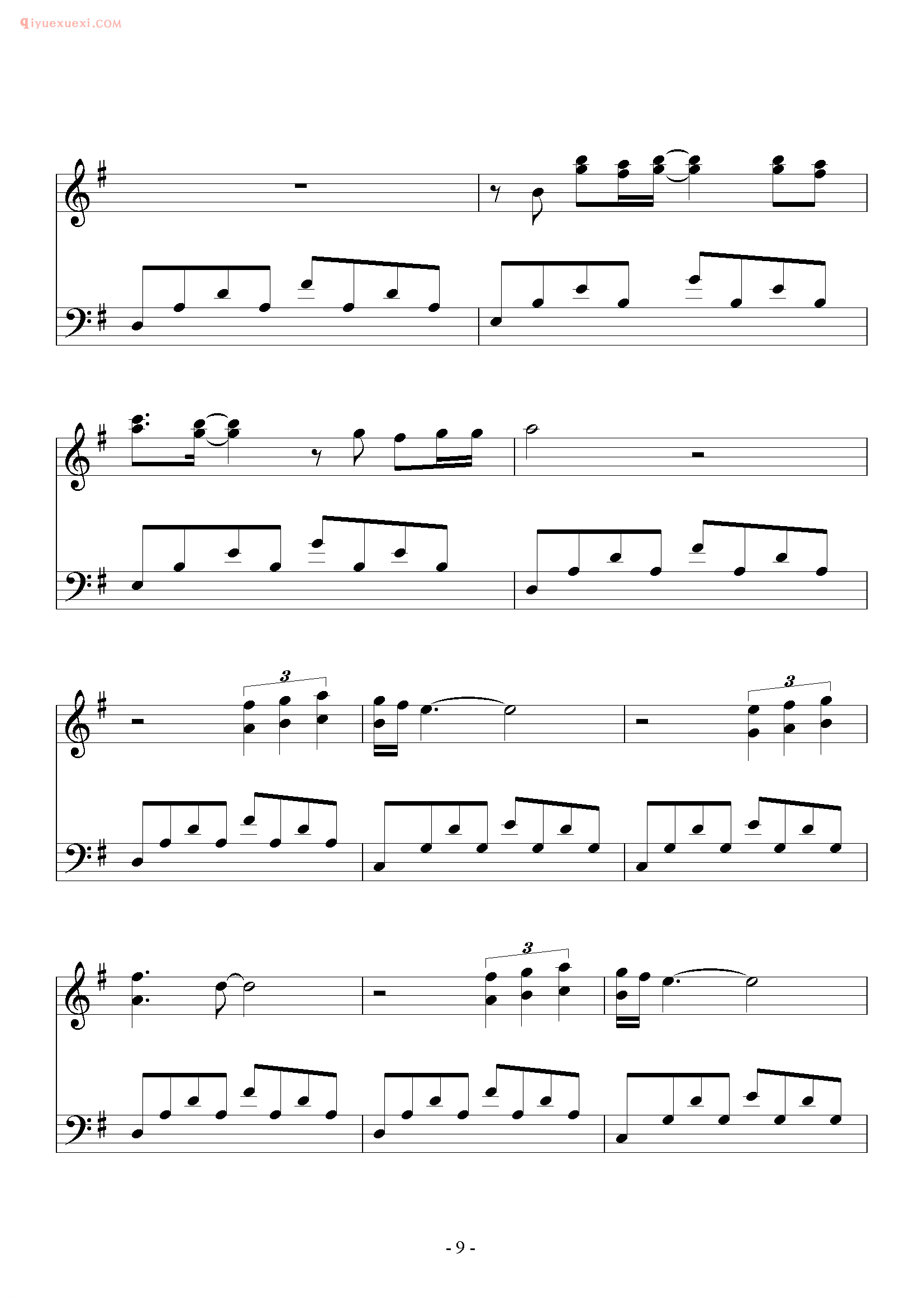 西村由纪江歌曲《sai》钢琴谱五线谱