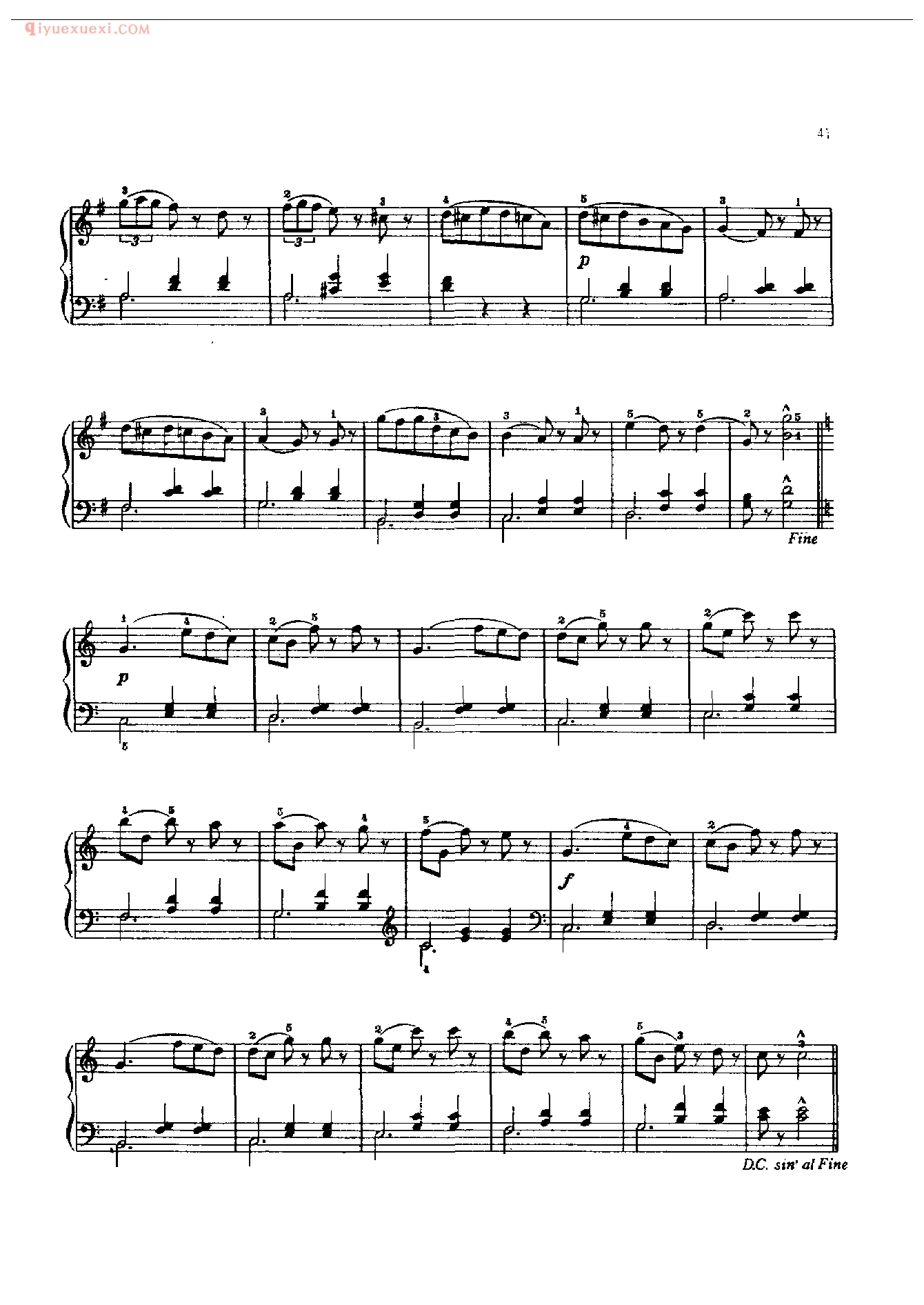 钢琴曲精选_跳舞时(In der Tanzstunde)里赫纳