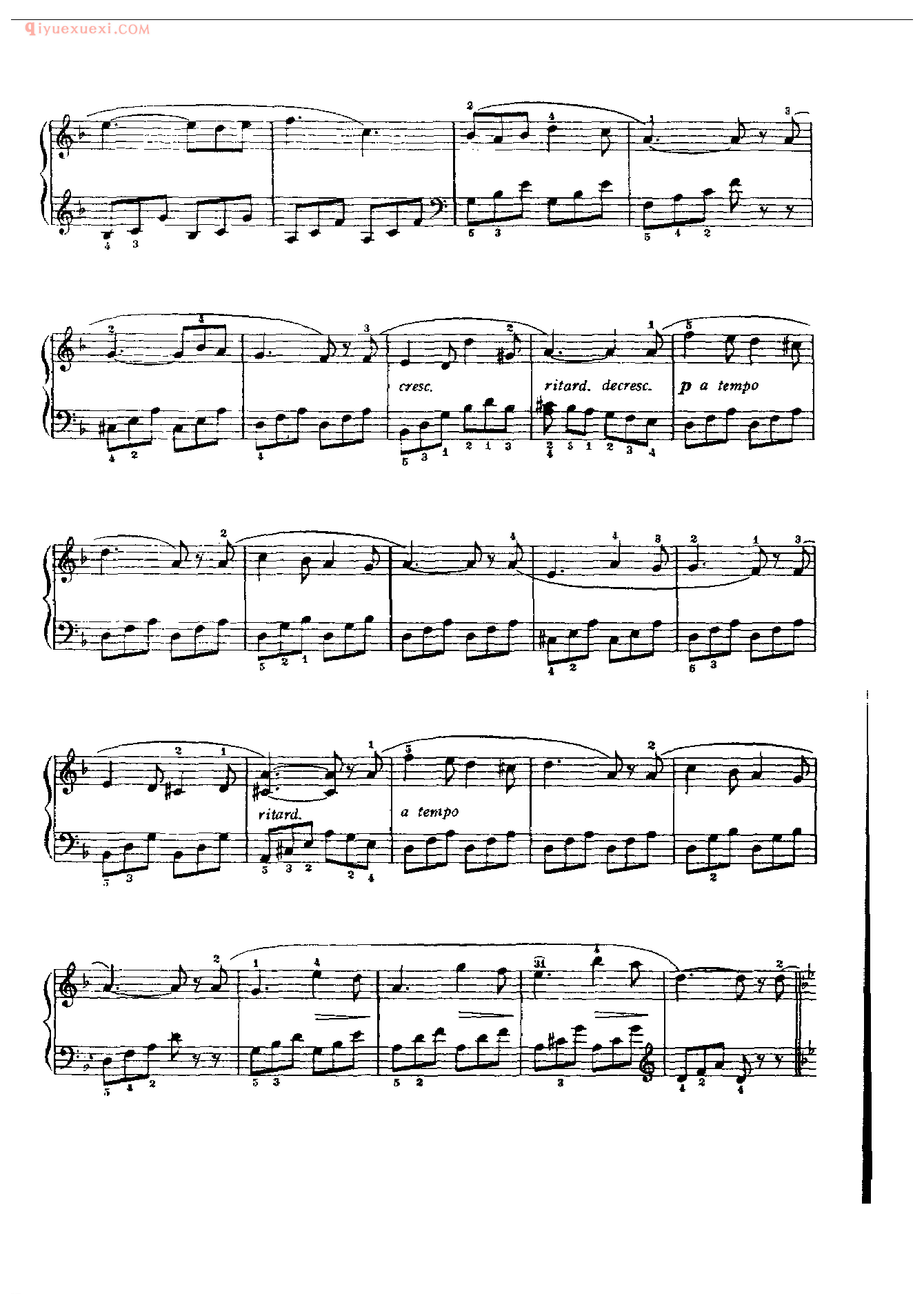 钢琴曲精选:勿忘我(Forget-Me-Not)里赫纳