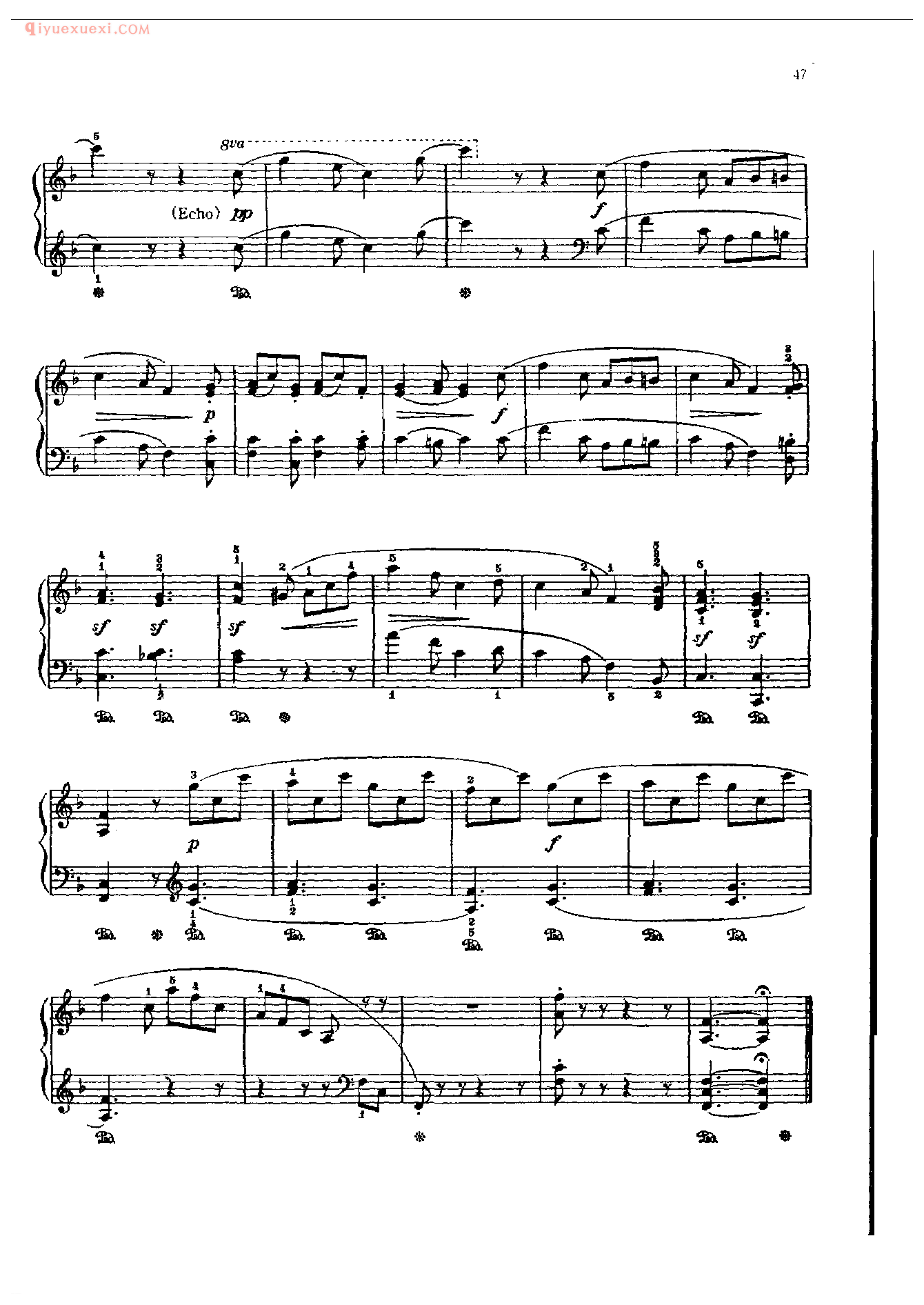 钢琴曲精选:快乐的猎人(Frohlicher Jagersmann)梅尔克