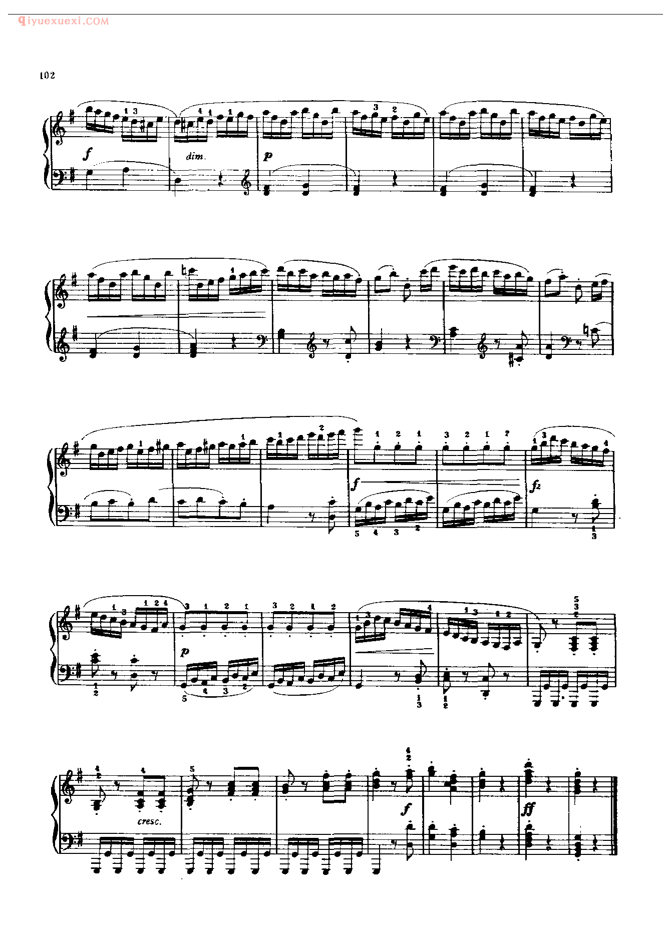 钢琴曲精选:吉普赛回旋曲(Gypsy Rondo) 海顿