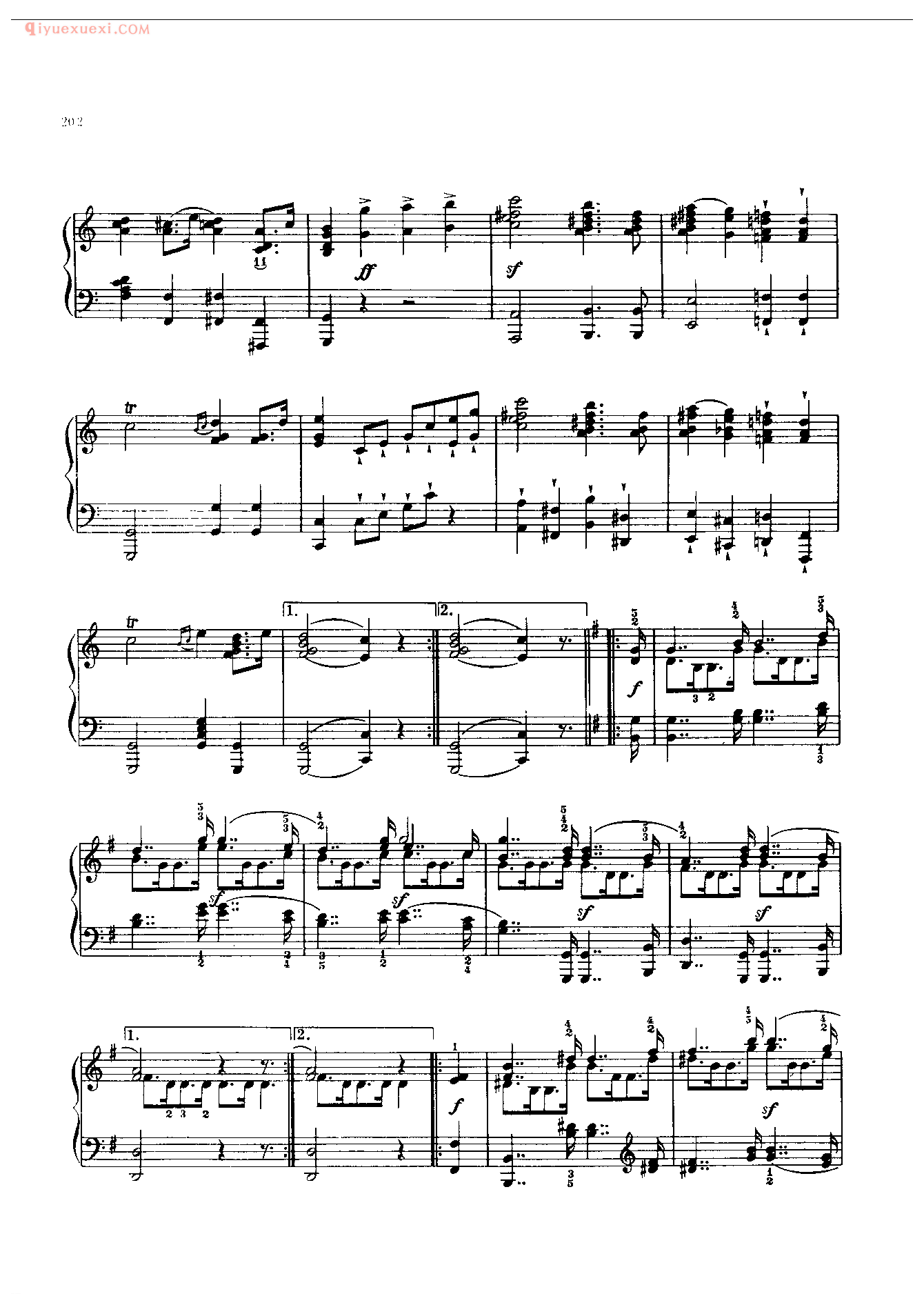 钢琴曲精选:结婚进行曲(Hochzeitsmarsch)门德尔松